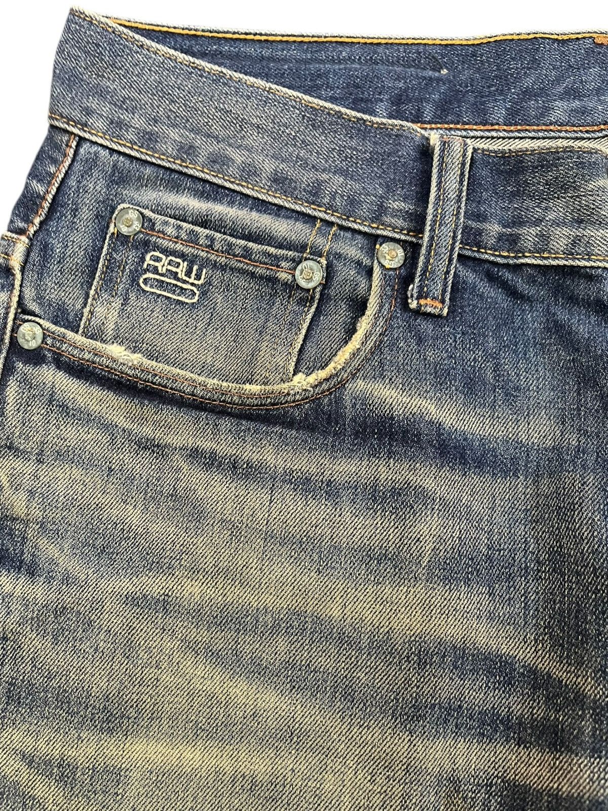 G-Star Vintage G Star Raw Curvy Leg Mudwash Denim Size US 33 - 5 Thumbnail