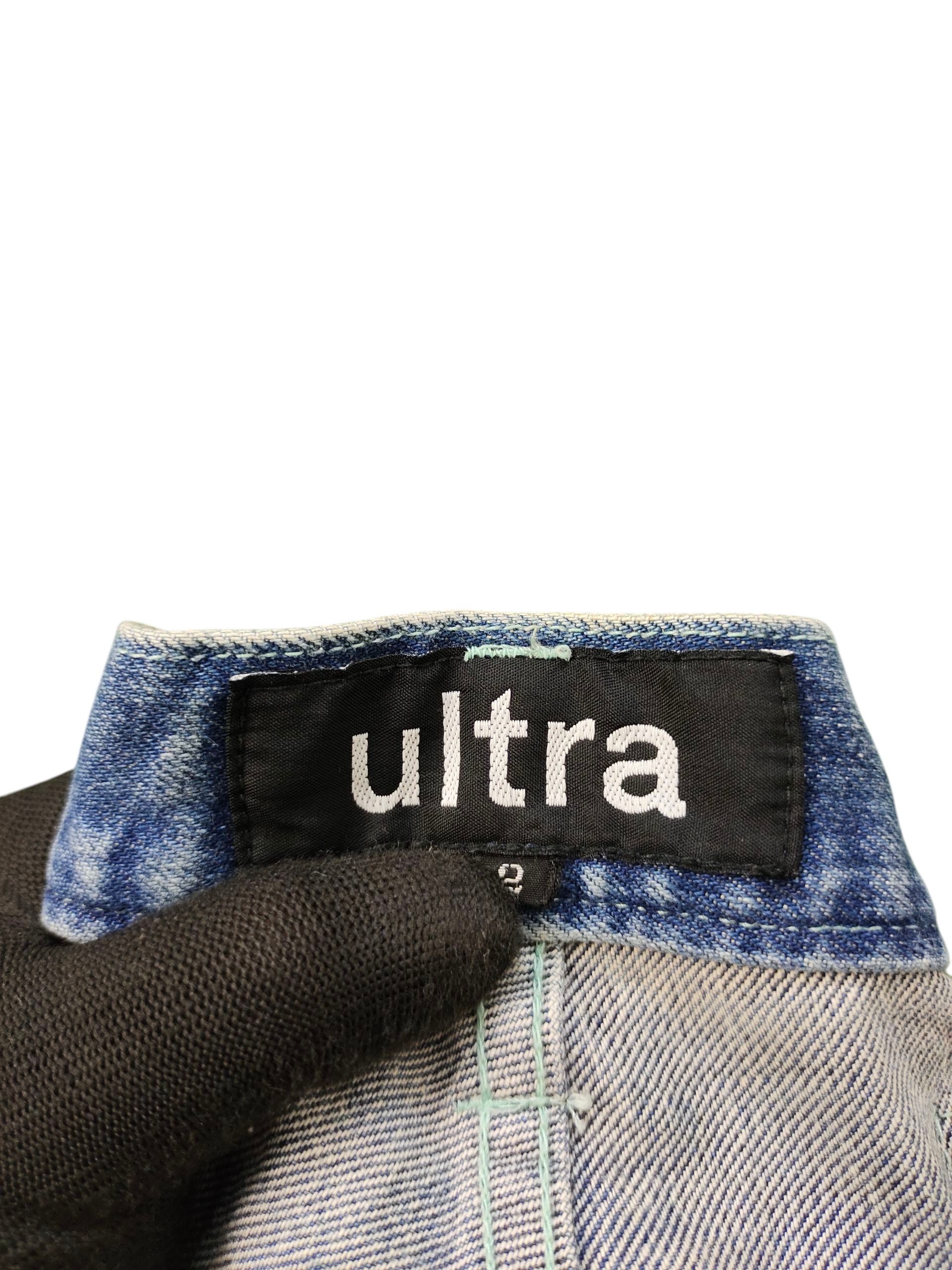 Comme des Garcons × Undercover Japanese Brand Ultra Violet Japan Clawmark Faded Denim Jeans Size US 34 / EU 50 - 10 Thumbnail