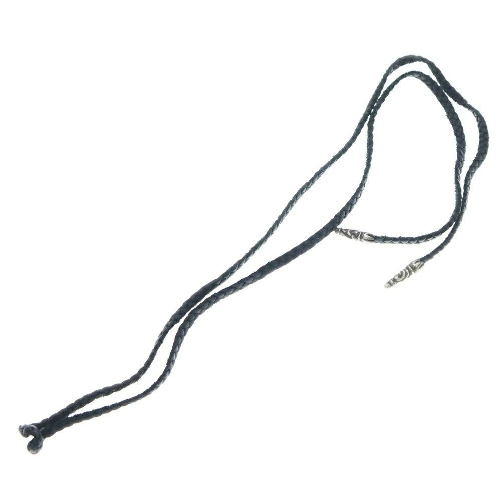 Chrome Hearts Chrome hearts leather silver braid strap necklace Size ONE SIZE - 8 Thumbnail