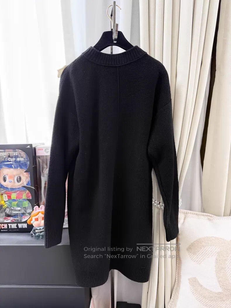 Chanel Chanel Three-dimensional camellia collar long-sleeved dres Size XS / US 0-2 / IT 36-38 - 3 Thumbnail