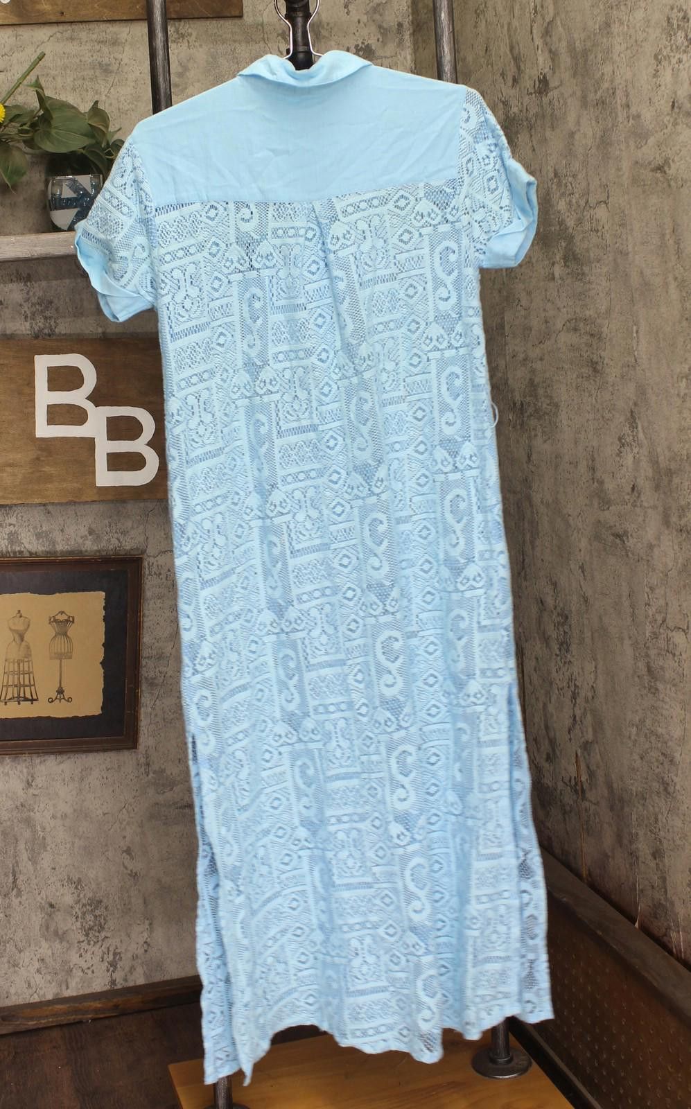 Other New Becca Standard Gauzy Cover Up Dress 3960471 Ice Blue S Size ONE SIZE - 2 Thumbnail