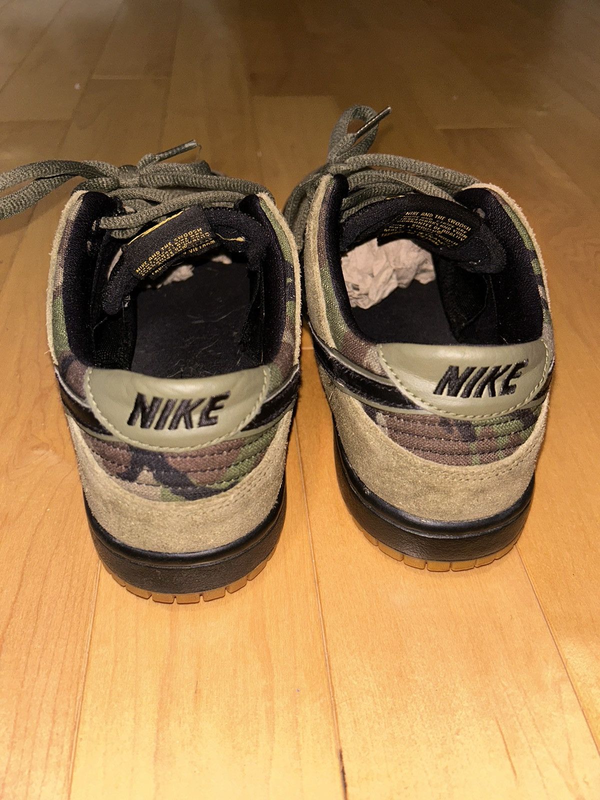 Nike RARE SKATE CAMO Nike SB Dunk Low Size US 8 / EU 41 - 6 Thumbnail