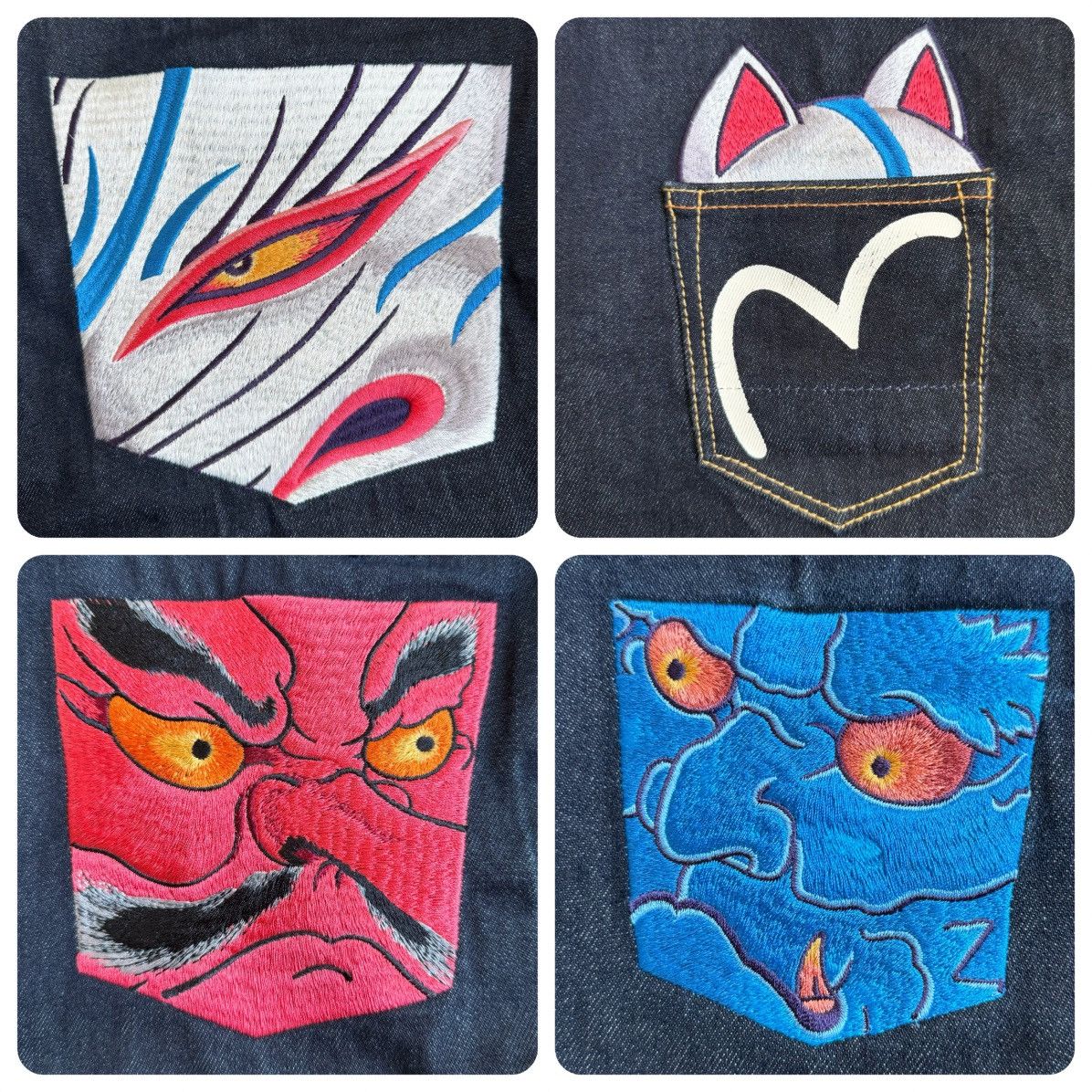 Evisu × Vintage EVISU multi-pcoket daicock style denim jeans！size：34x34 Size US 34 / EU 50 - 4 Thumbnail