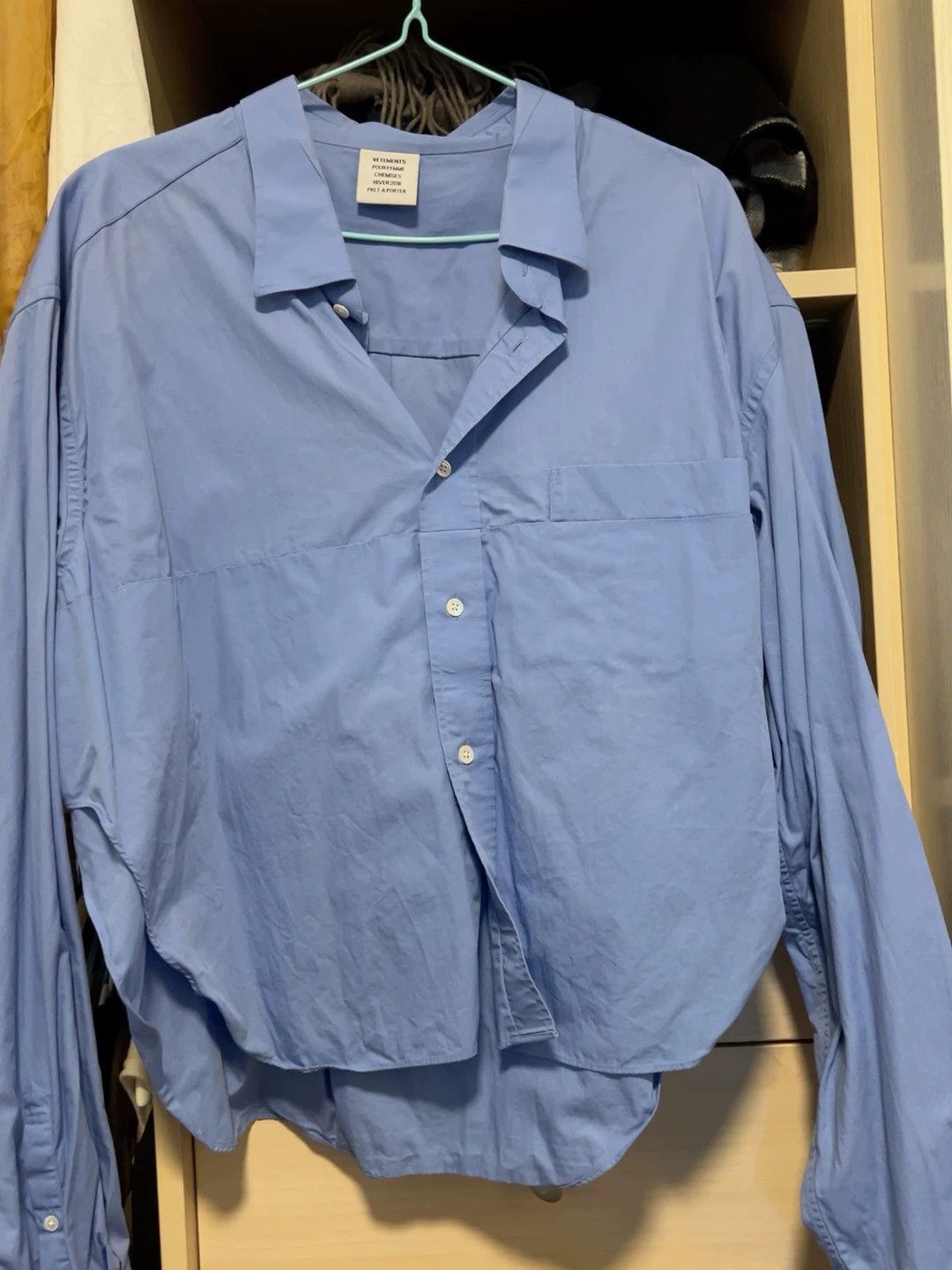 Vetements blue shirt -DMC