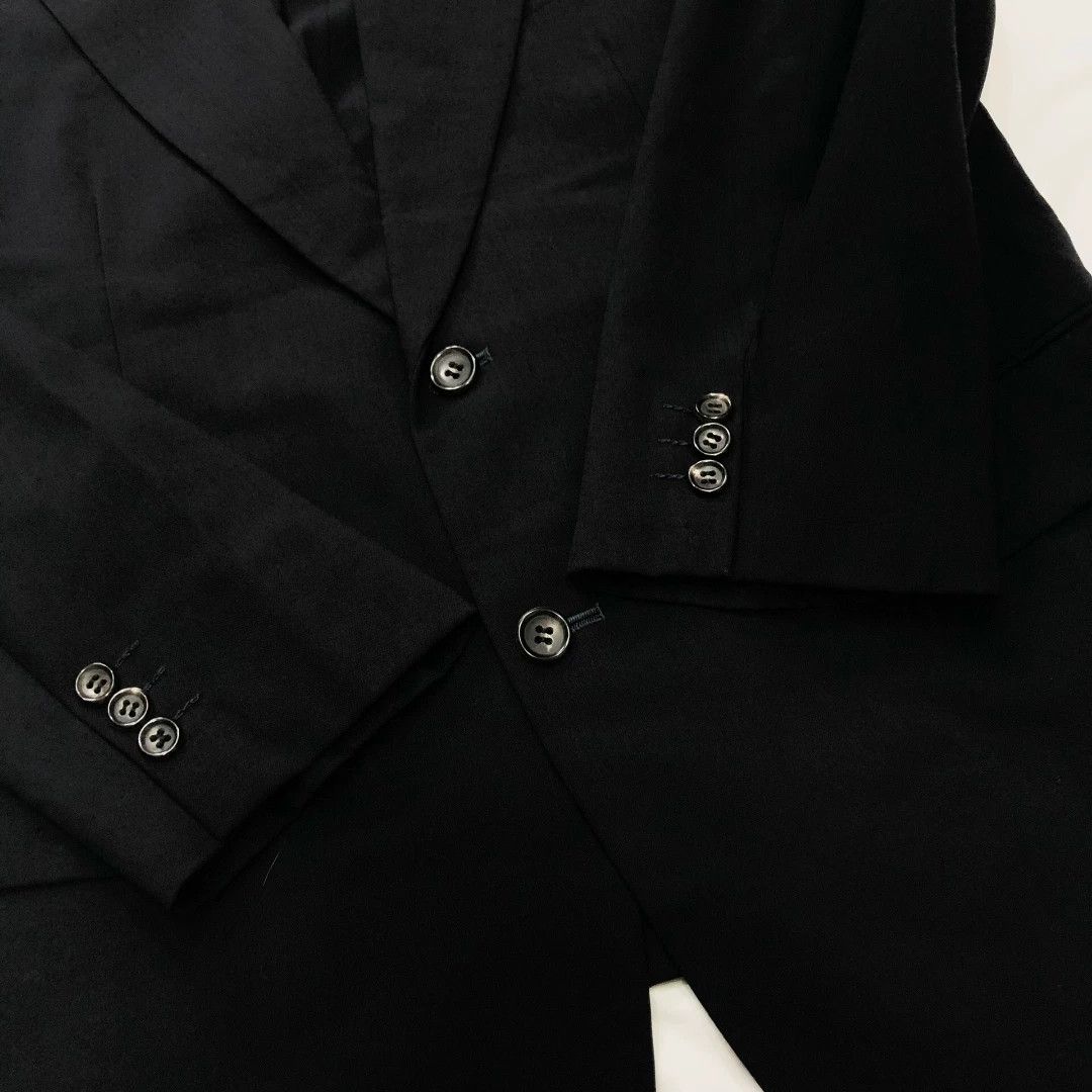 Comme des Garcons CDG 88AW Geometric Block Jacket (Black w/ Blue) Size US M / EU 48-50 / 2 - 5 Thumbnail