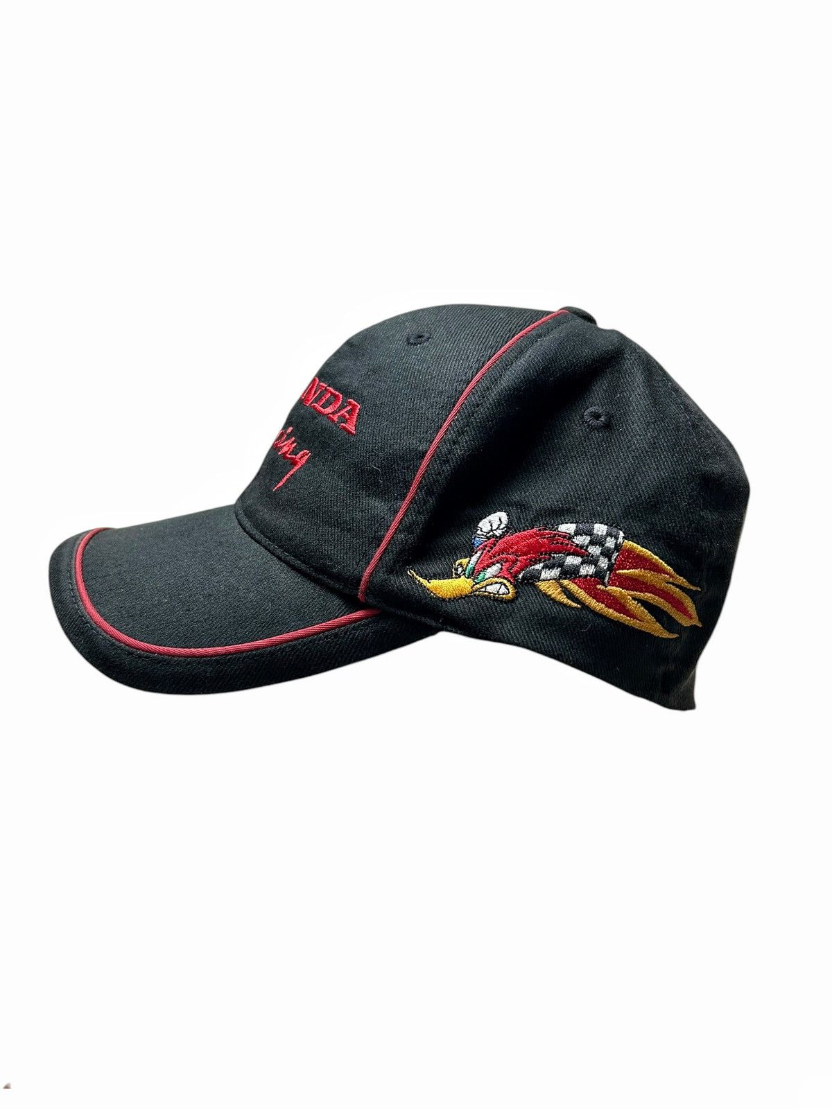 Fox Racing × Honda Vintage Fox Racing Honda Hats Motocross Woody Woodpecker Size ONE SIZE - 5 Thumbnail