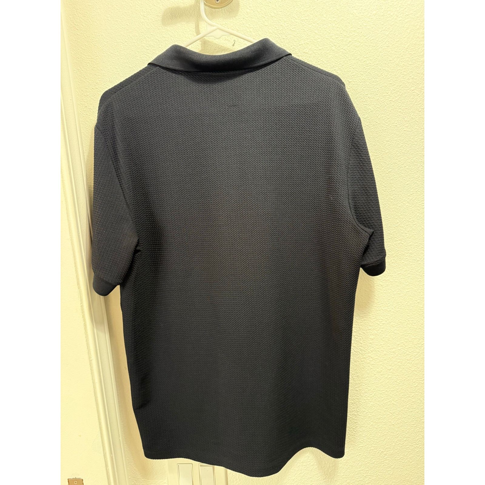 Emporio Armani EMPORO ARMANI Jacquard Basketweave Polo XL (Runs small) Size US XL / EU 56 / 4 - 6 Thumbnail