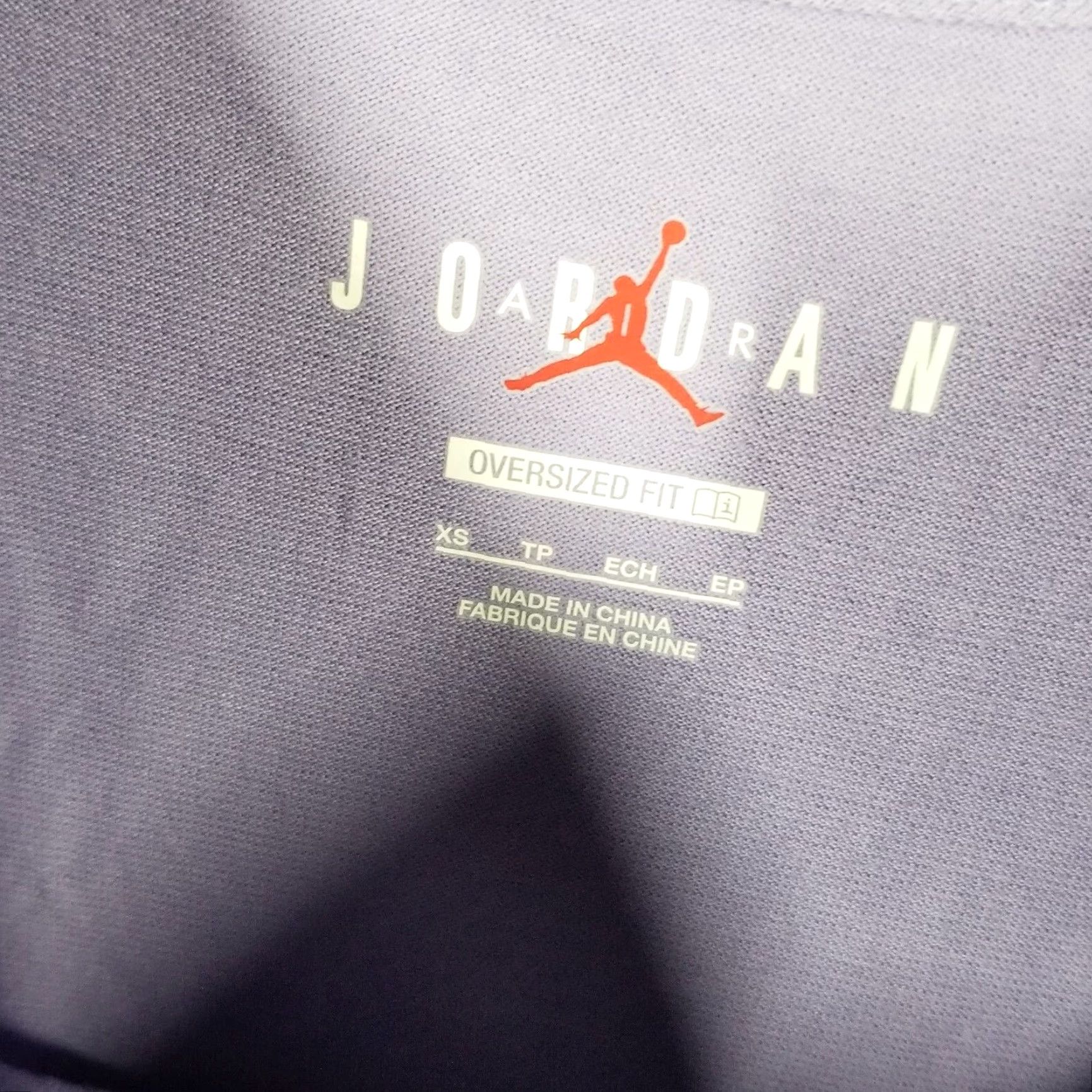 Jordan Brand Jordan T-Shirt Men Large Purple Short Sleeve 90s Nike Air Size US L / EU 52-54 / 3 - 4 Thumbnail
