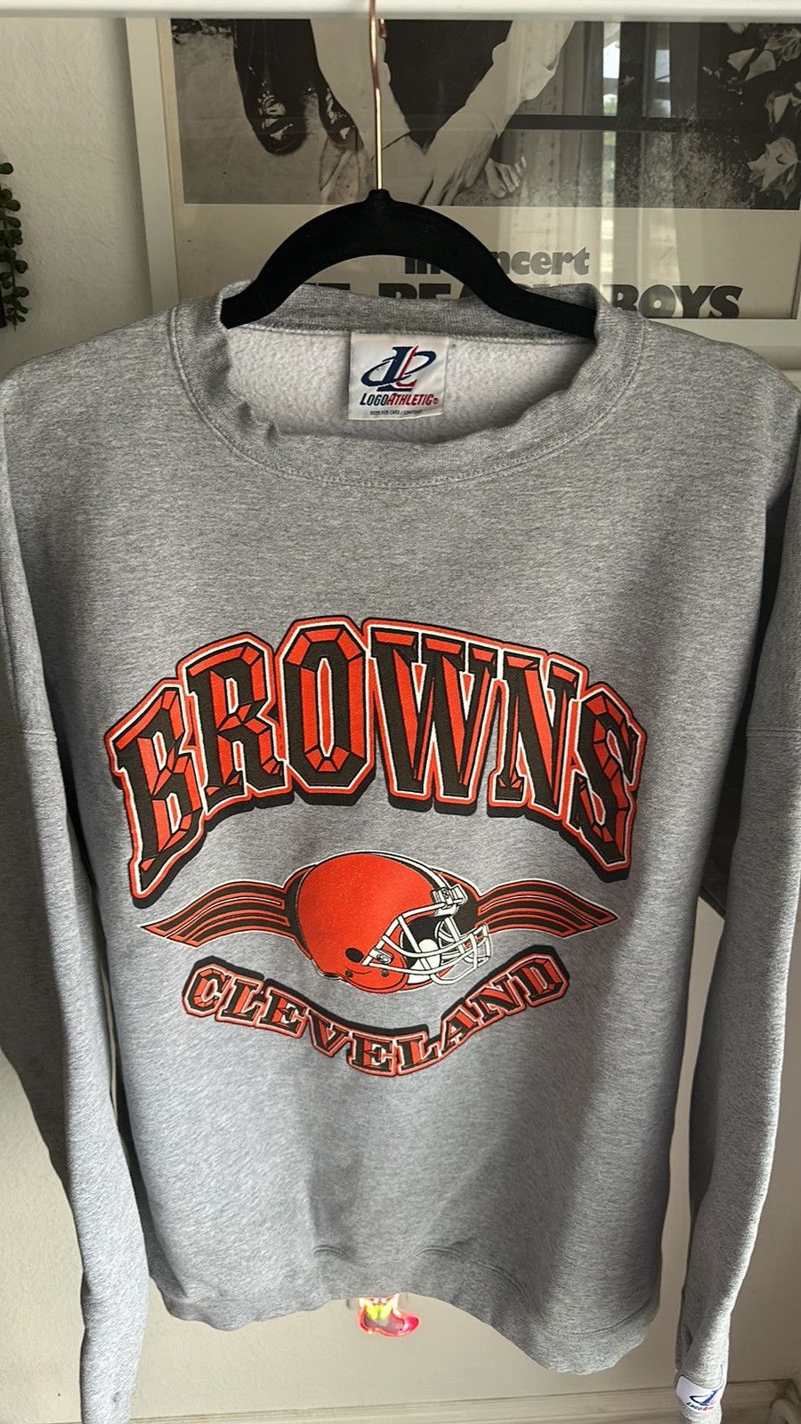 Logo Athletic × Vintage Vintage logo athletic Cleveland browns crewneck Size US XL / EU 56 / 4 - 2 Thumbnail