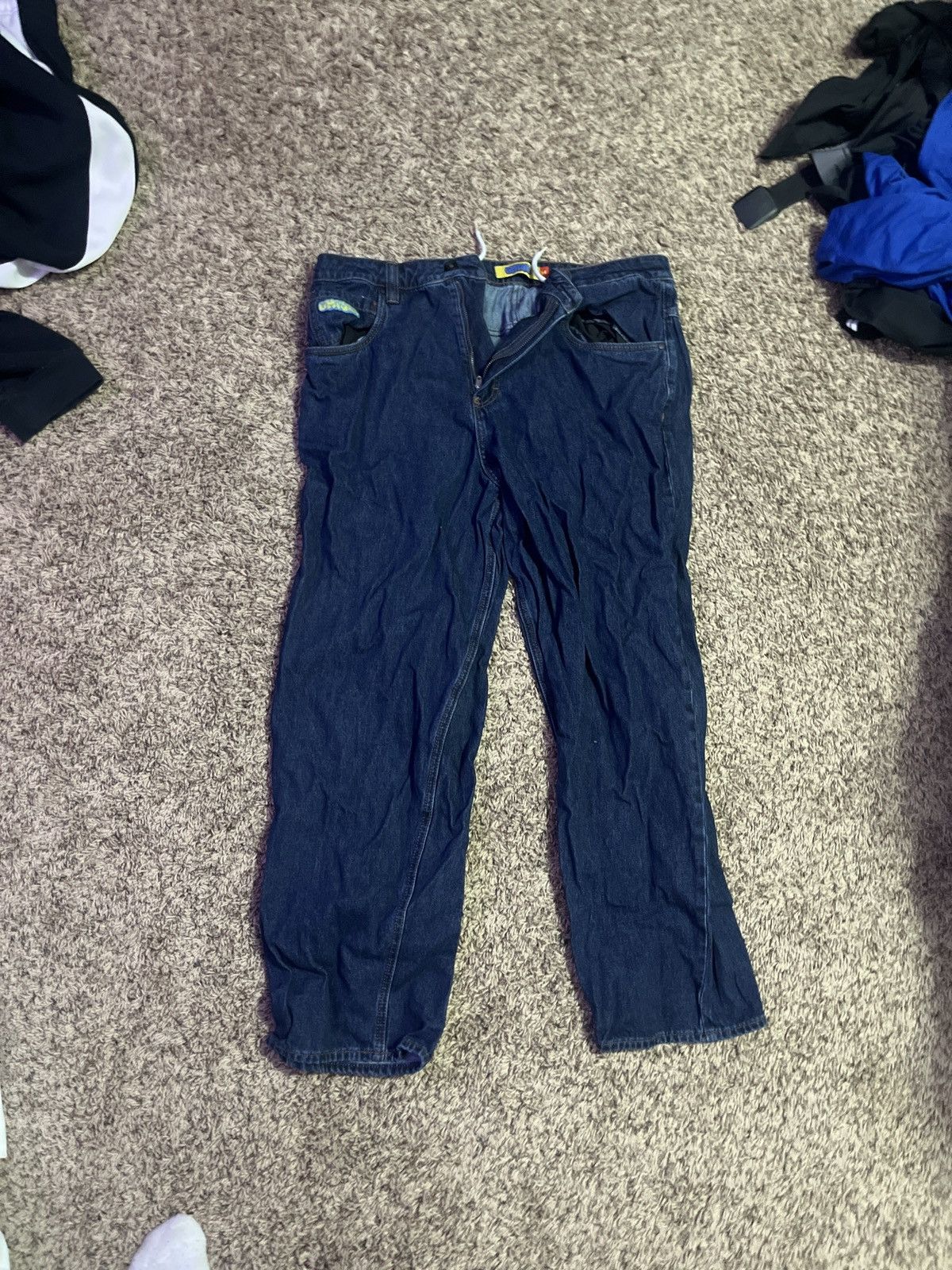 Empyre Dark blue denim empyre jeans Size US 34 / EU 50 - 1 Thumbnail