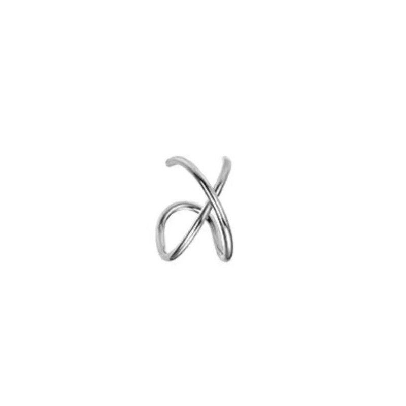 Jewelry × Sterling Silver New Trend Earrings One Pairs Chrome Jewelry Size ONE SIZE - 6 Thumbnail