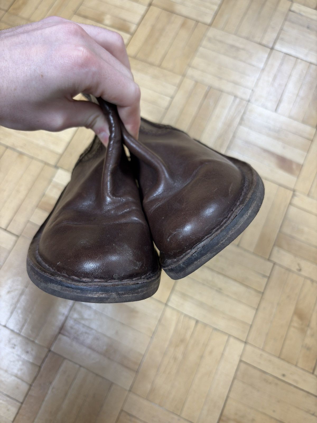 Ugg UGG Australia leather Chelsea boots brown 36EU botki Size US 5 / IT 35 - 4 Thumbnail