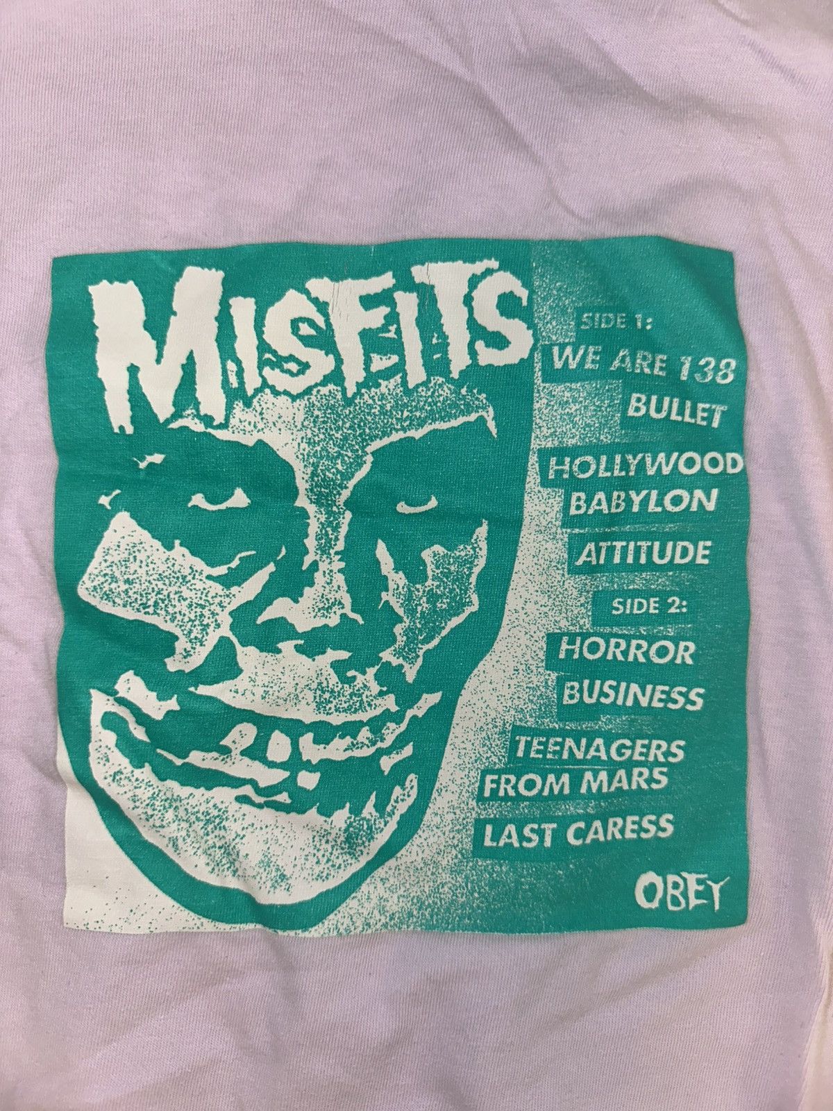 Obey Misfits x Obey Tee Size US XL / EU 56 / 4 - 3 Thumbnail