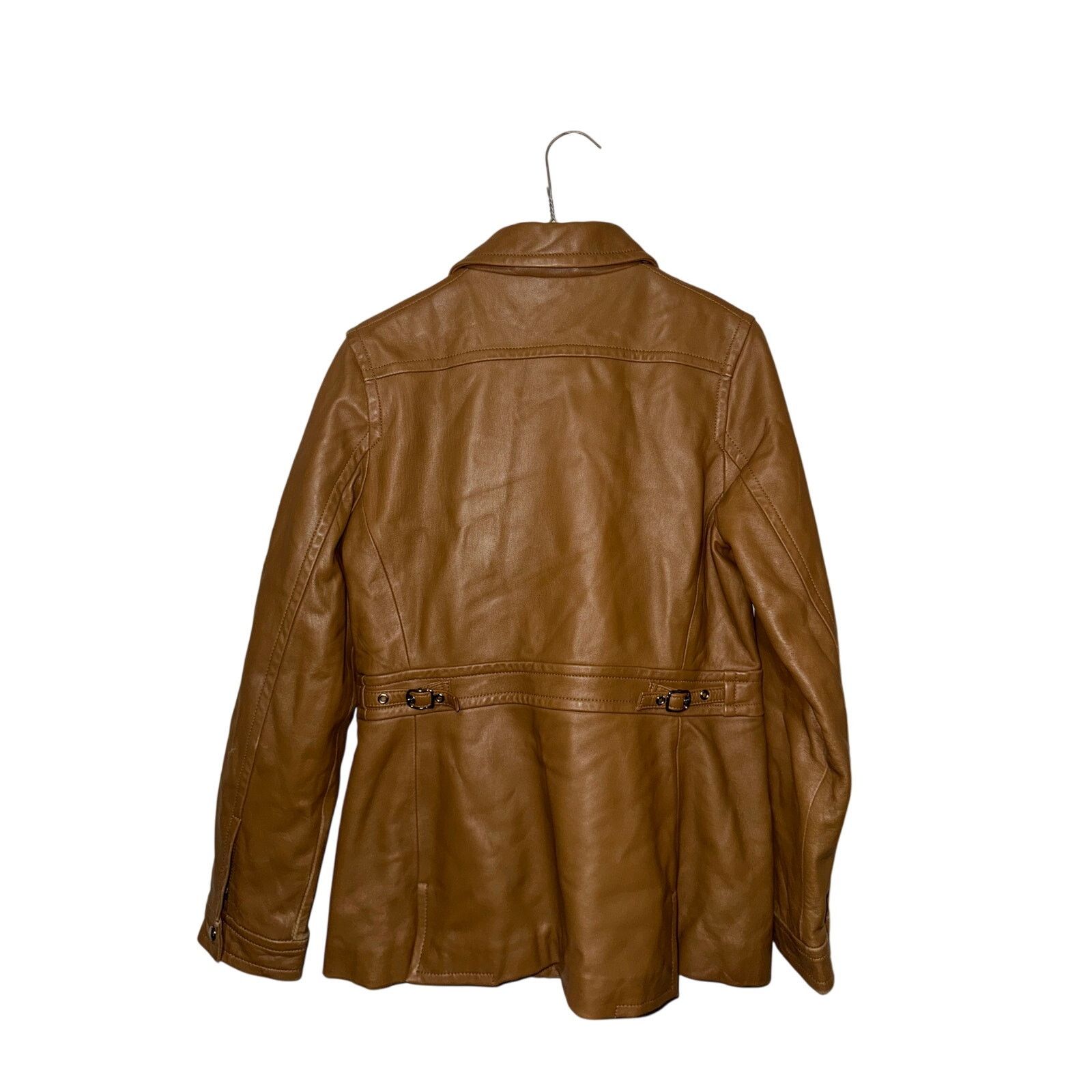 Coach Coach Leather Jacket - Brown - Size Small - Excellent Condi Size S / US 4 / IT 40 - 4 Thumbnail