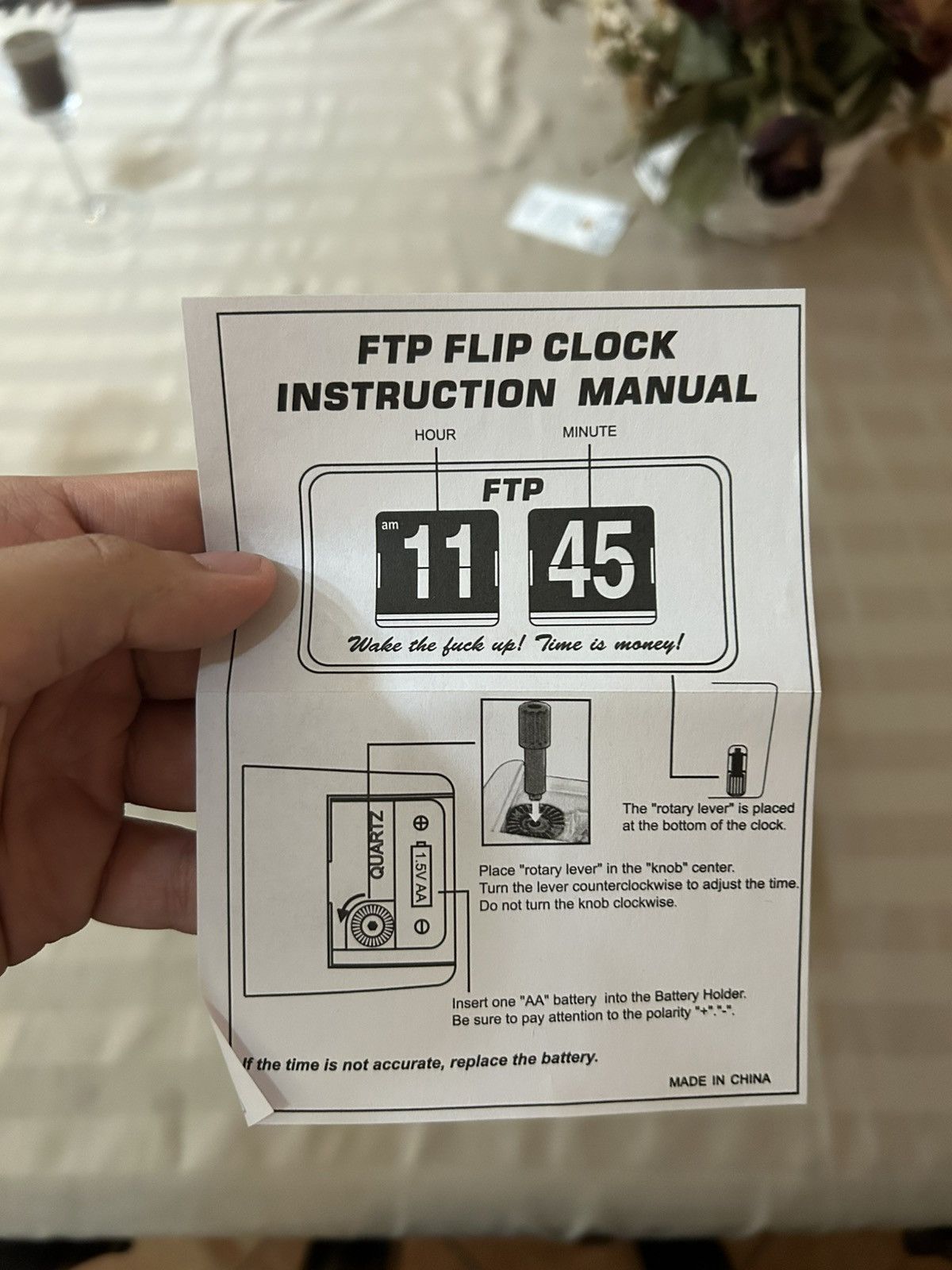 Fuck The Population FTP Flip Clock Size ONE SIZE - 2 Thumbnail