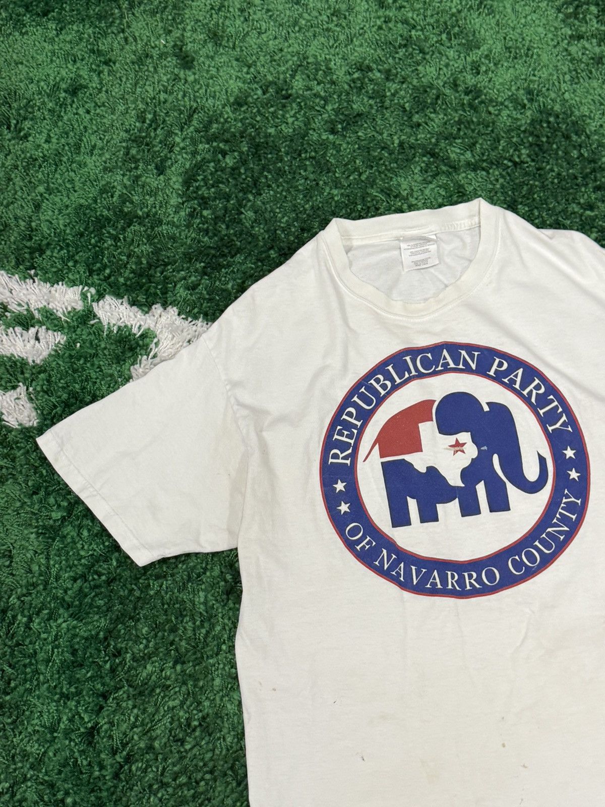 Vintage Vintage Republican Party Elephant Texas Logo Tee Large Size US L / EU 52-54 / 3 - 2 Thumbnail