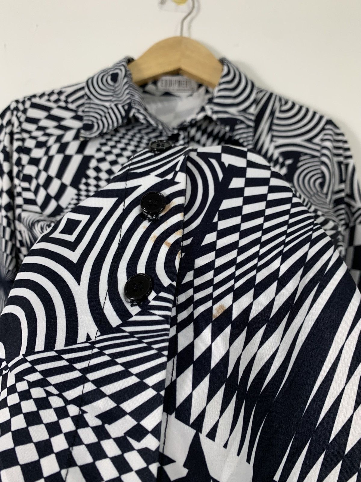 Designer vintage psychodelic button up shirt Size S / US 4 / IT 40 - 3 Thumbnail