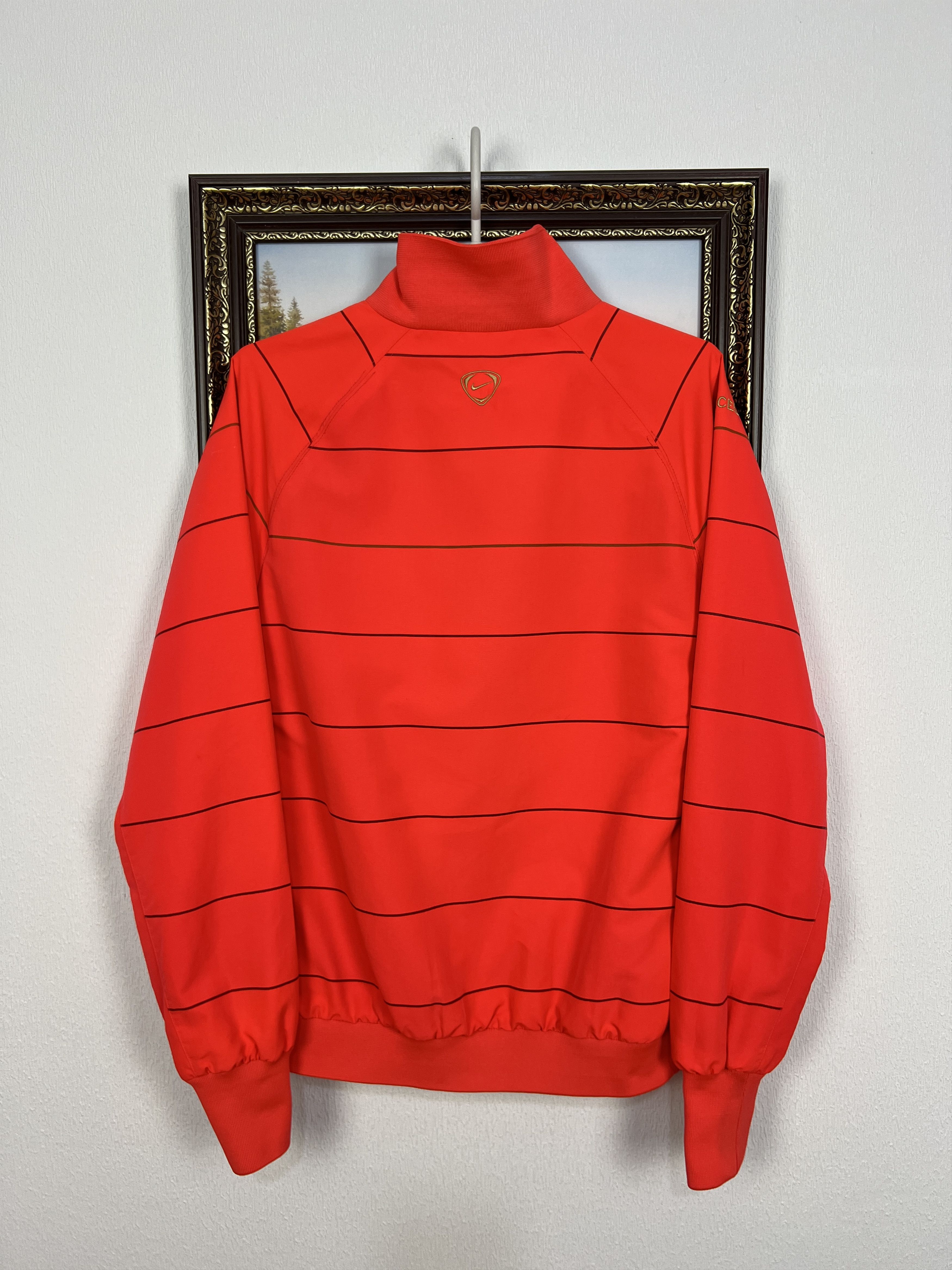 Nike Vintage Nike FC Barcelona Football Jacket Soccer Orange Size US M / EU 48-50 / 2 - 12 Thumbnail