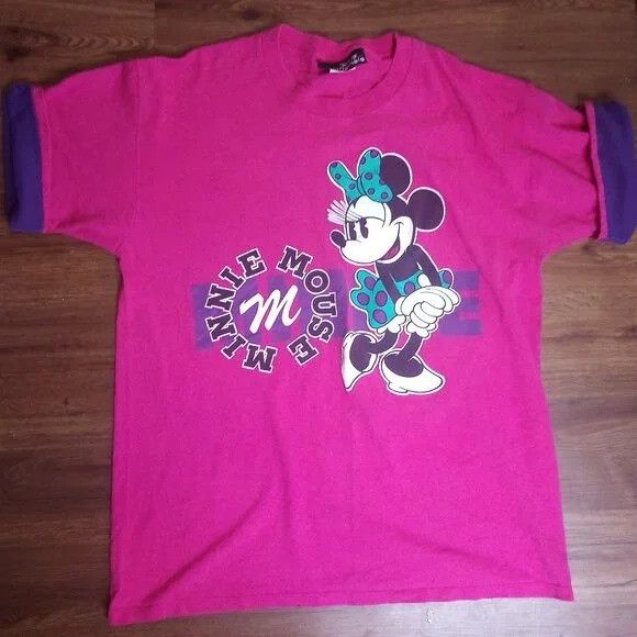 Disney Vintage Disney Originals Minnie Mouse Double Sleeve T-Shirt Size US XL / EU 56 / 4 - 2 Thumbnail