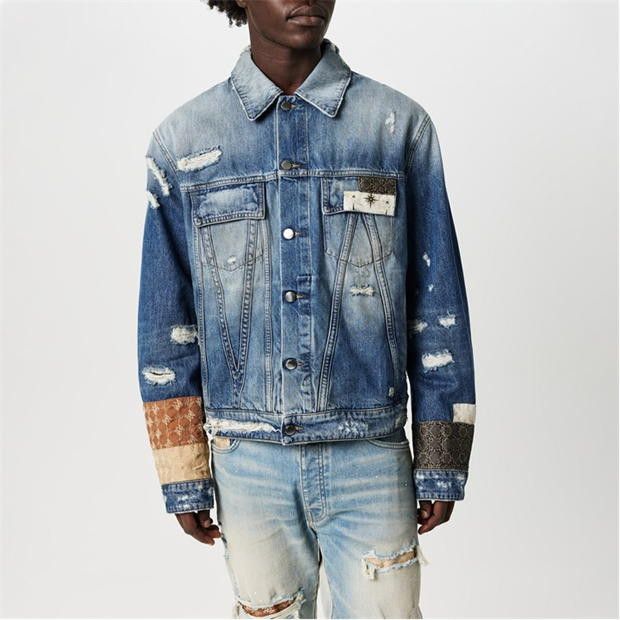 Amiri AMIRI Airpatch Trucker Jacket Size US M / EU 48-50 / 2 - 3 Thumbnail