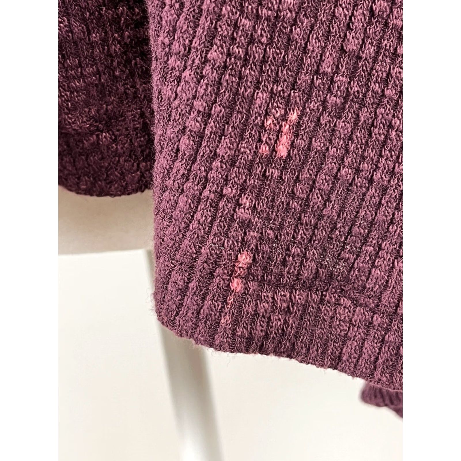 Free People Free People Sweater Beach World Traveler Split Back Ribbed Turtleneck Sz M GUC Size M / US 6-8 / IT 42-44 - 7 Thumbnail