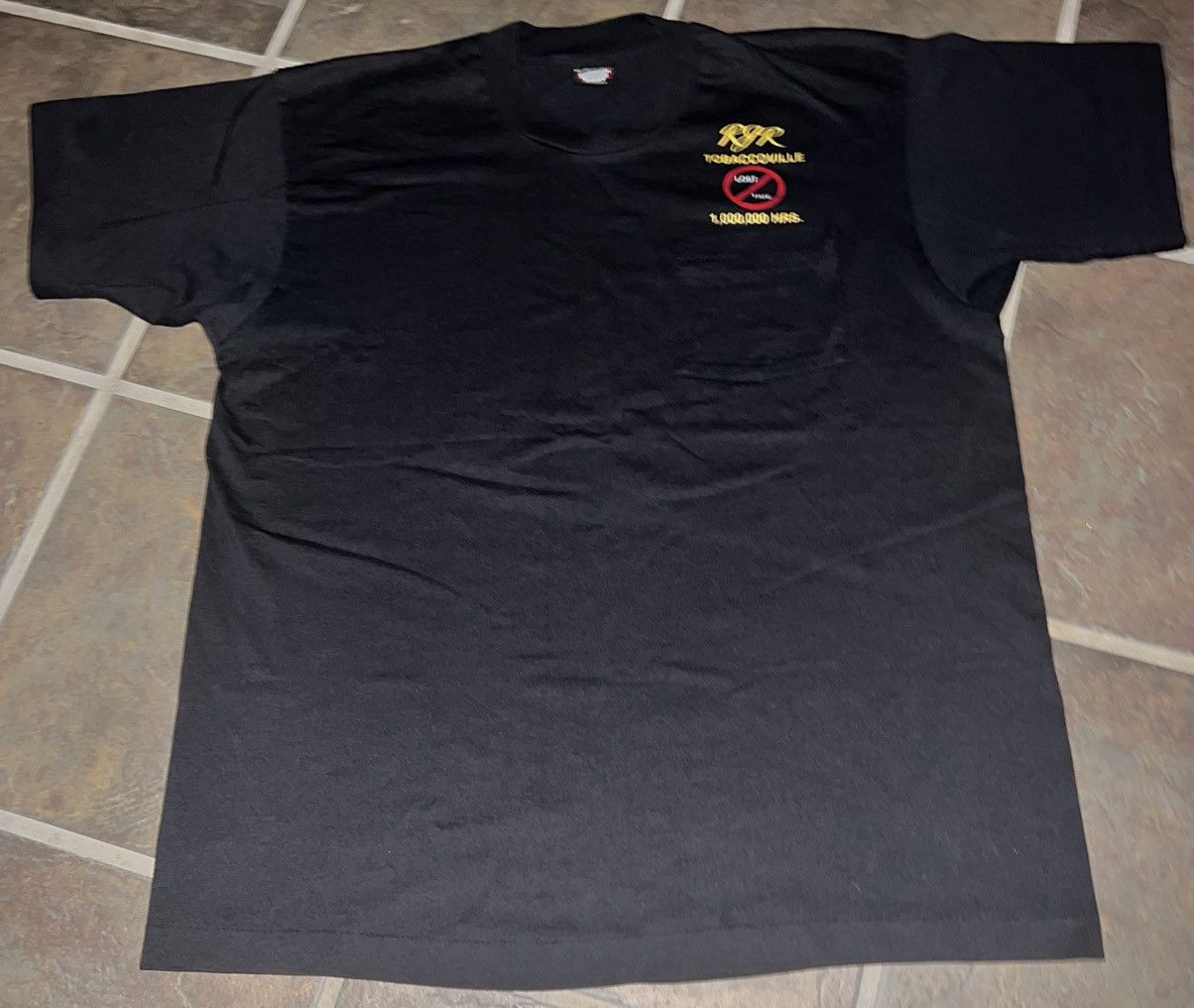Vintage Vintage Tobaccoville RJR T-shirt Size US XL / EU 56 / 4 - 2 Thumbnail