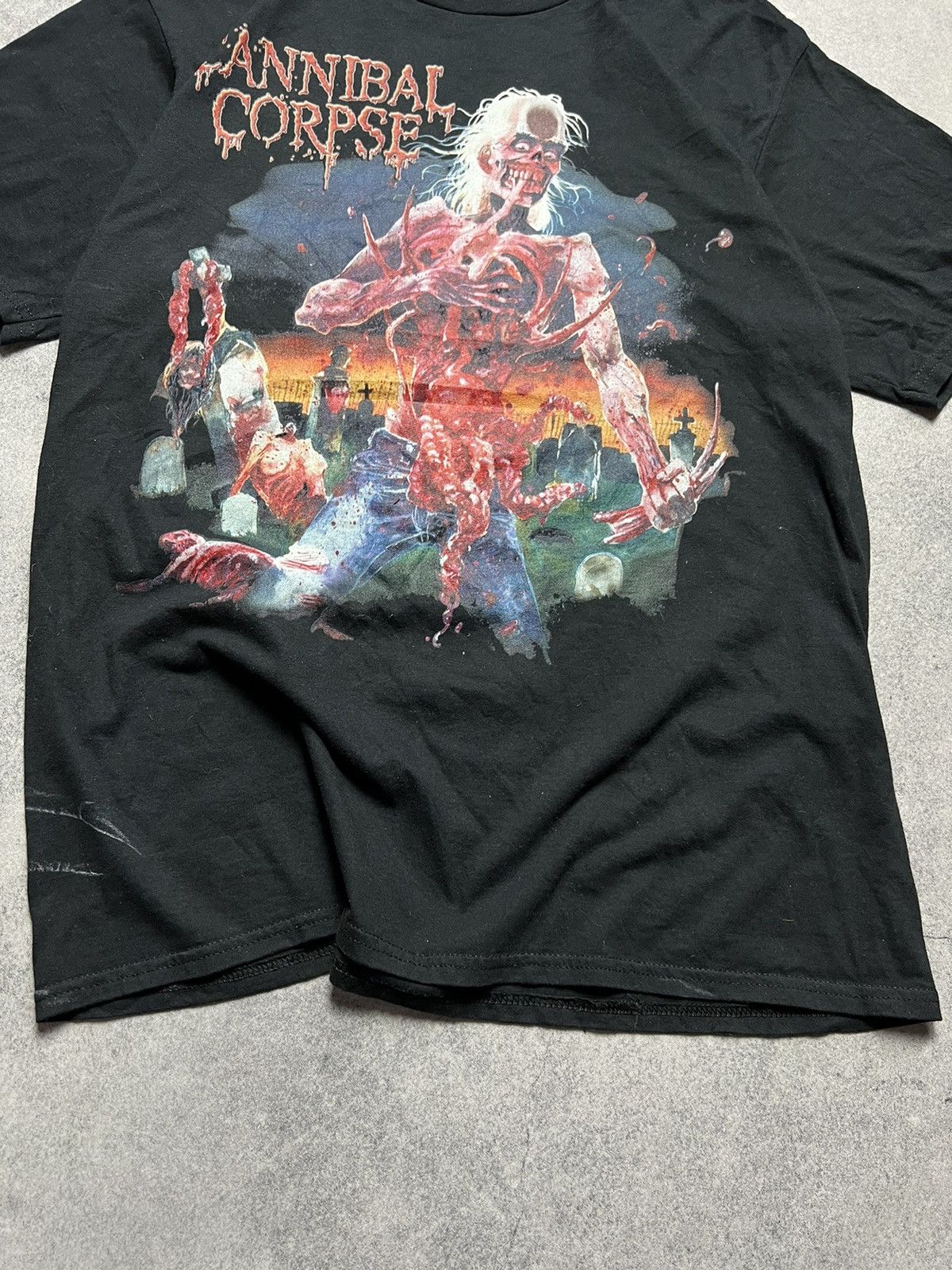 Band Tees Vintage Cannibal Corpse Skulls Japanese Blood Y2K Tee Size US L / EU 52-54 / 3 - 6 Thumbnail