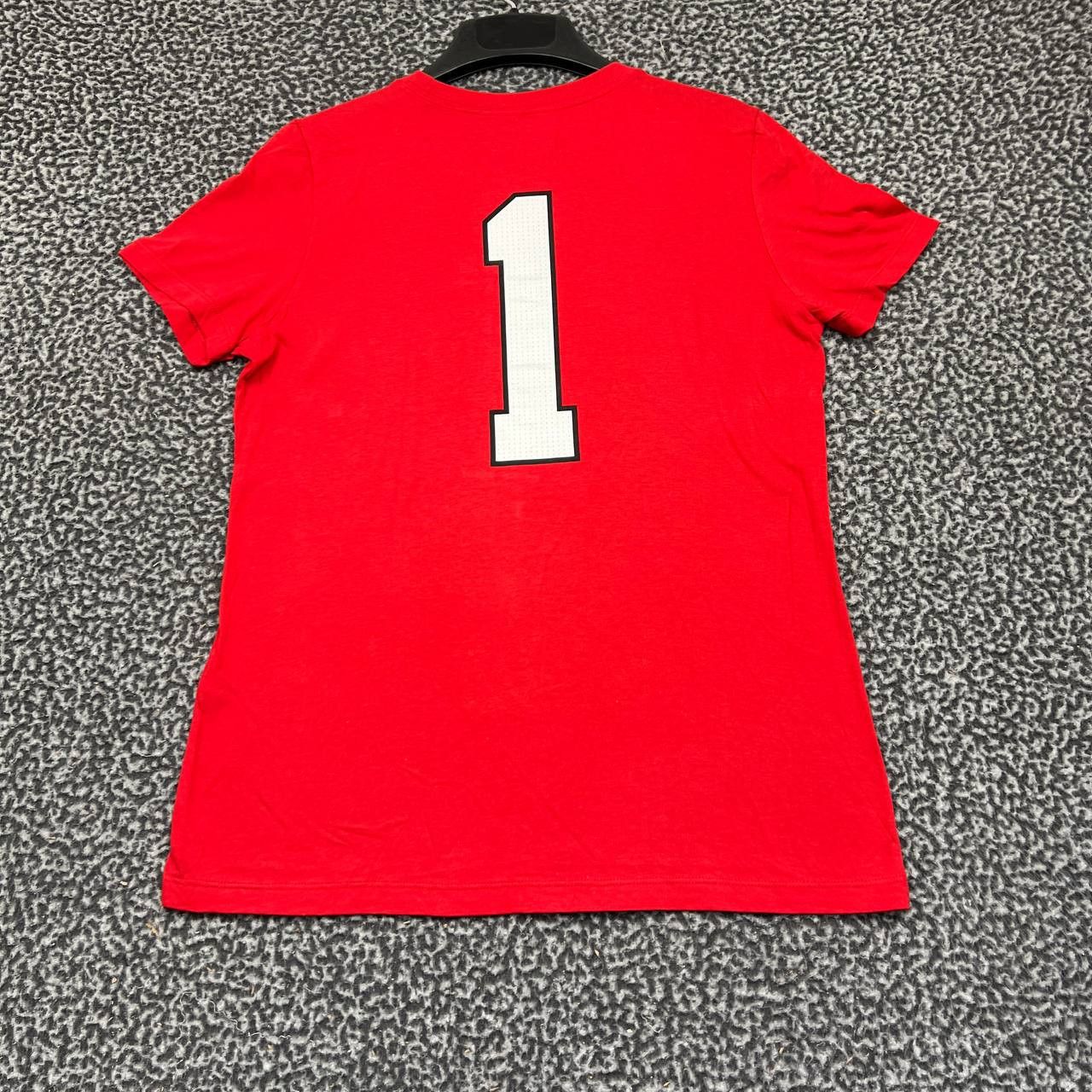 Nike Nike Shirt Women Medium Red Georgia Bulldogs #1 Short Sleeve Size M / US 6-8 / IT 42-44 - 2 Thumbnail