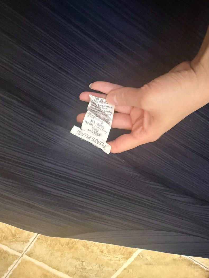 Issey Miyake Issey Miyake size:3 Navy blue pleated coat Size XS / US 0-2 / IT 36-38 - 5 Thumbnail