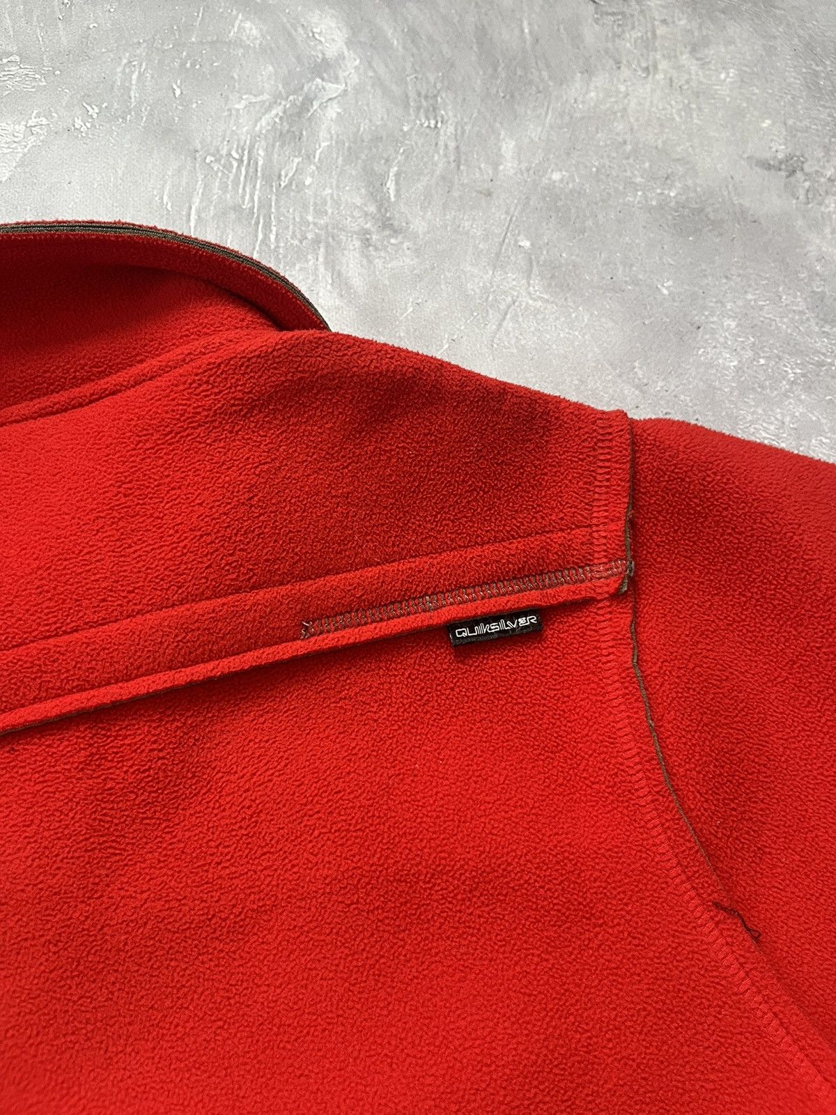 Quiksilver Vintage Quiksilver 1/4 Zip Fleece Sweatshirt Red Size 12 Size US XXS / EU 40 - 8 Thumbnail
