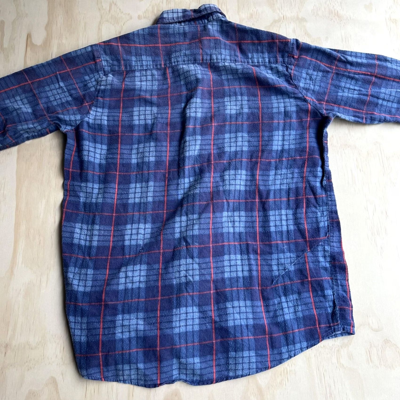 Vintage VINTAGE Ozark Trail Shirt Mens L Blue Plaid Flannel Long Sleeve Button-Up Size US L / EU 52-54 / 3 - 4 Thumbnail