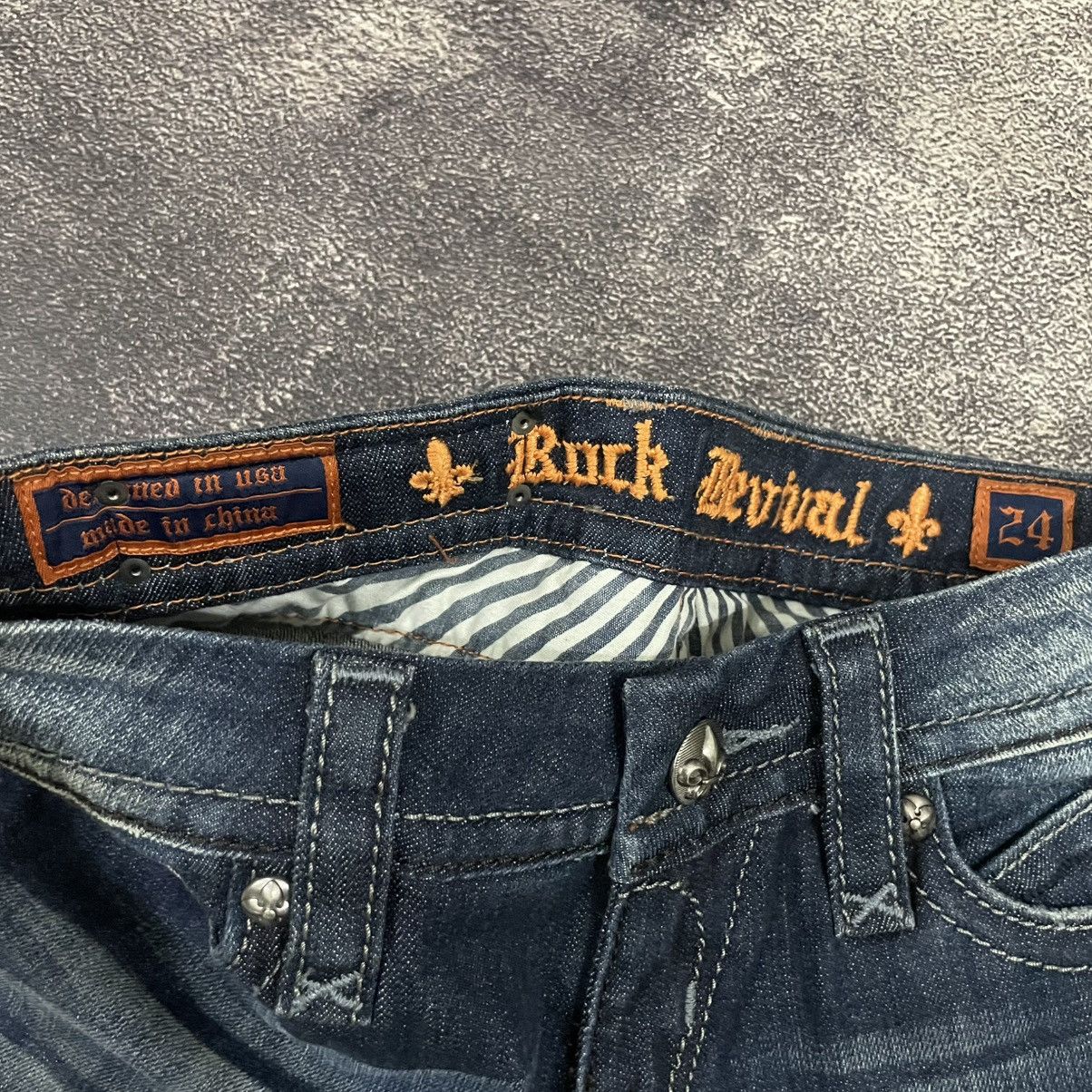 If Six Was Nine × Le Grande Bleu (L.G.B.) × Rock Revival Rock revival jeans pants Size 29" - 7 Thumbnail
