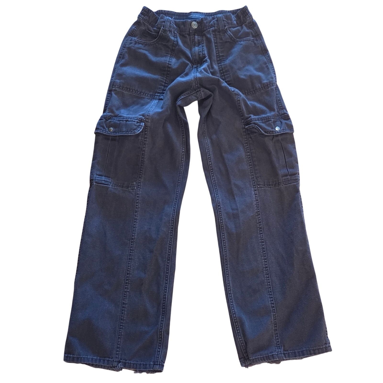 Aeropostale Black Small Aéropostale Cargo Utility Jeans 28x30 Size US 28 / EU 44 - 1 Thumbnail