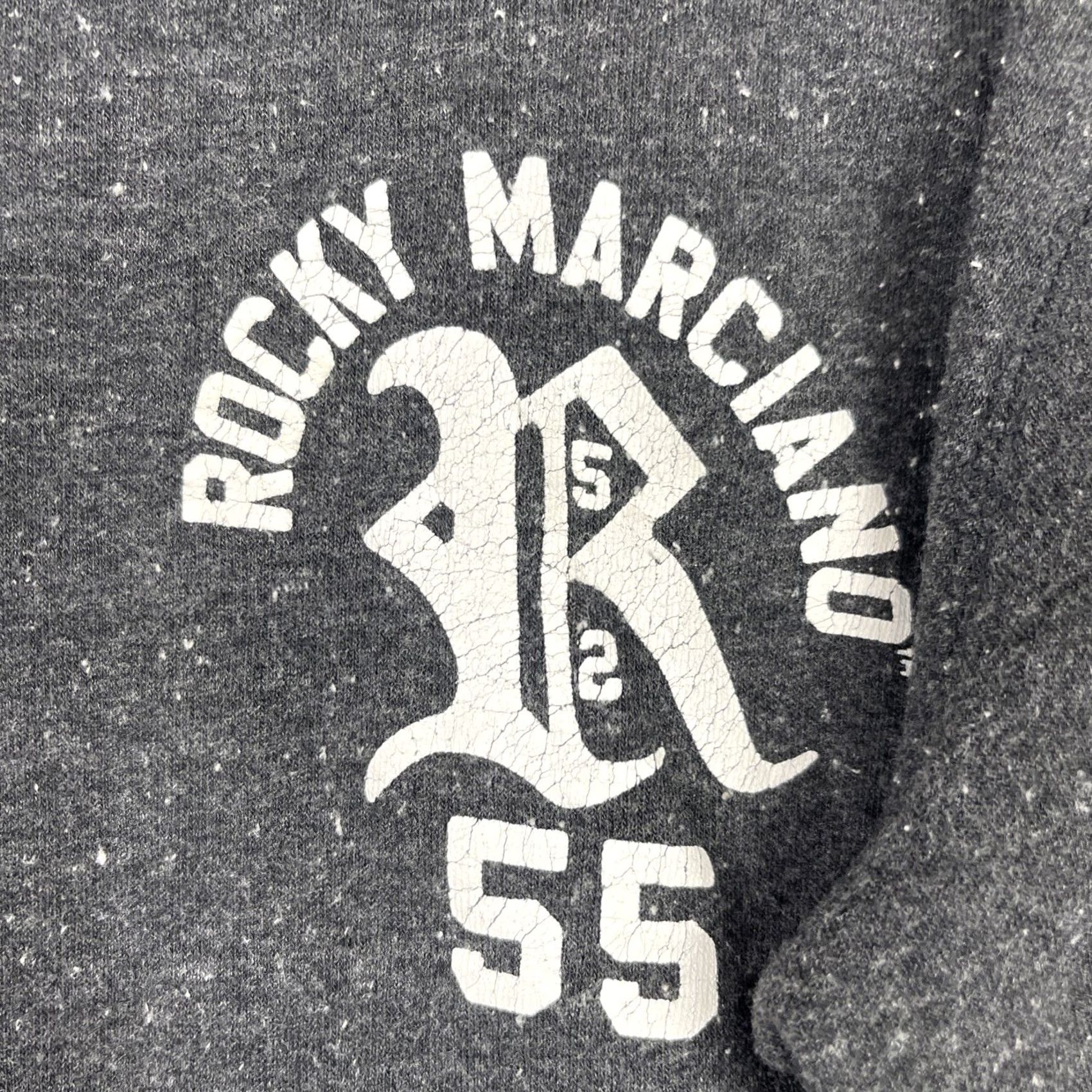 Vintage Rocky Marciano Sweatshirt Mens XS Gray Roots of Fight Undefeated Logo Graphic Print Sweatshirt Boxing Size US XS / EU 42 / 0 - 5 Thumbnail