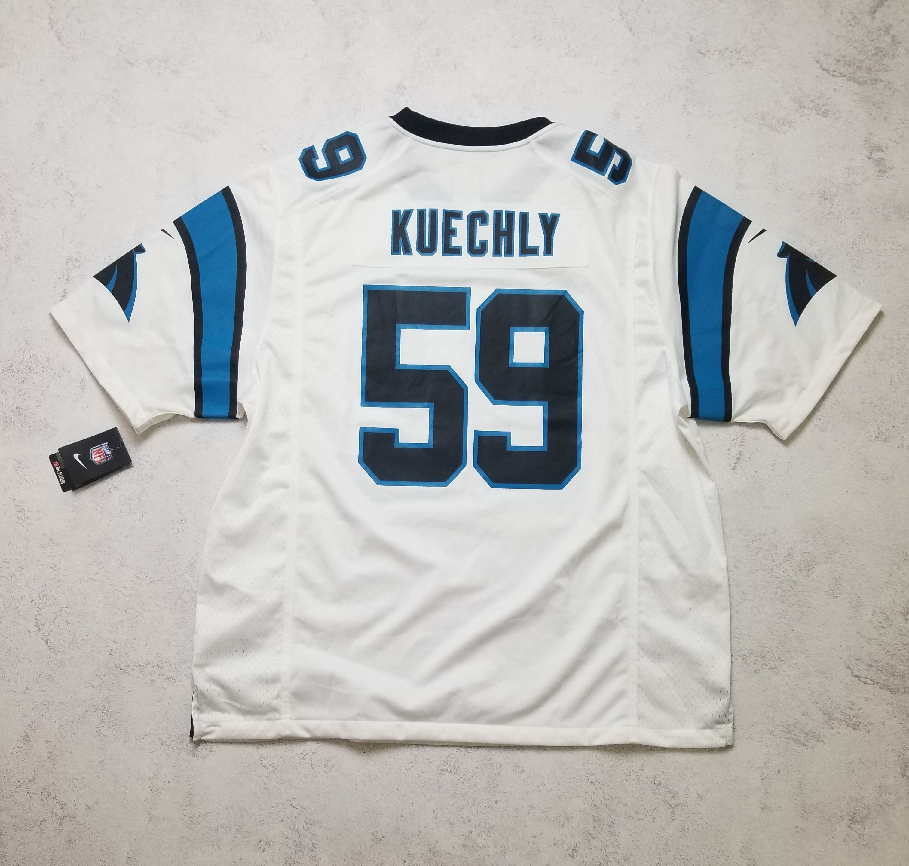 Nike Luke Keuchly #59 Carolina Panthers OnField NFL Jersey 3XL Size US XXL / EU 58 / 5 - 2 Thumbnail