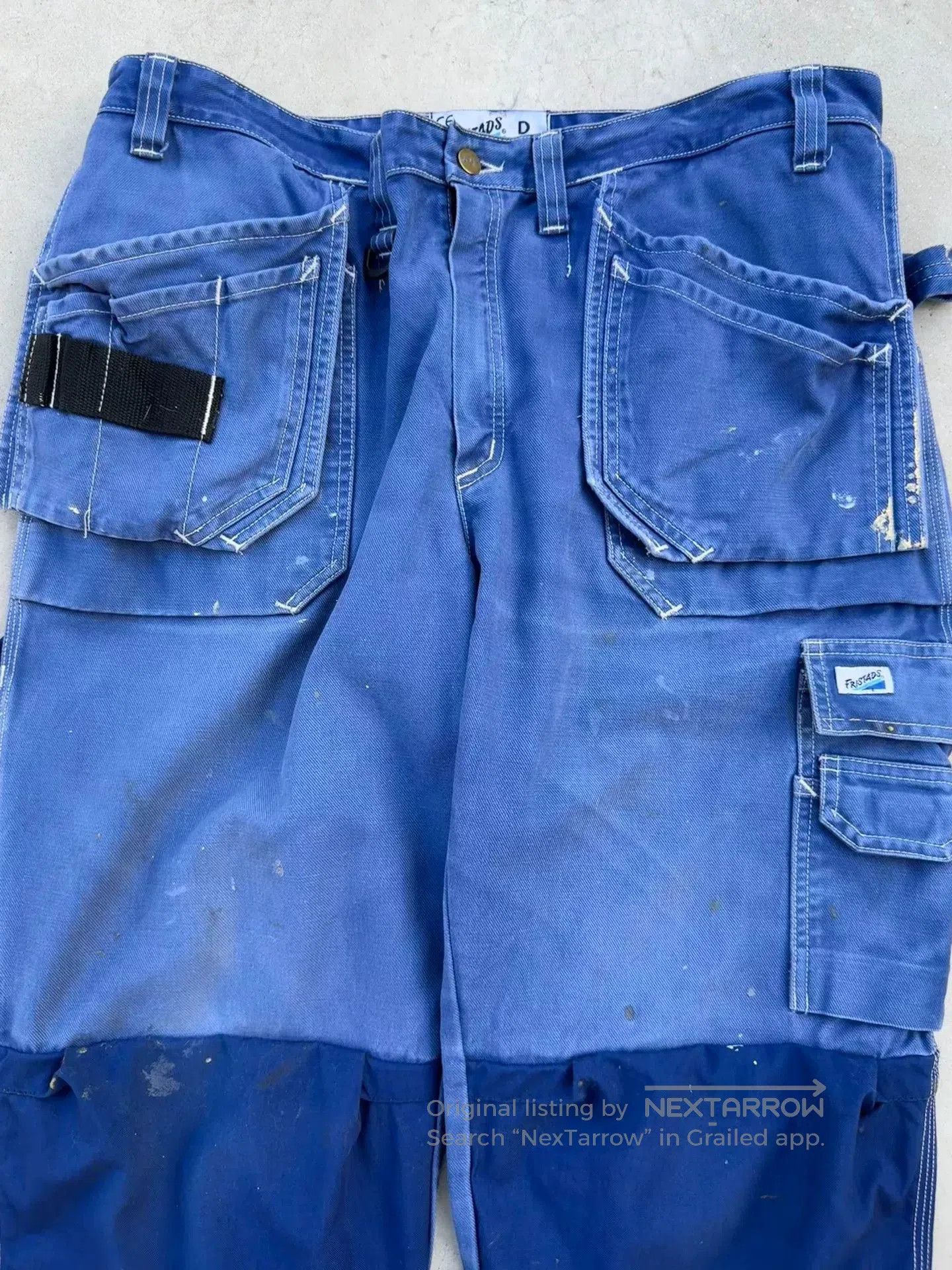 Vintage Vintage 80s Fristads Work Pants. Size US 38 / EU 54 - 3 Thumbnail