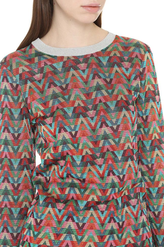 Valentino o1y0326 Round Collar Sweater in Multicolor Size XS / US 0-2 / IT 36-38 - 5 Thumbnail