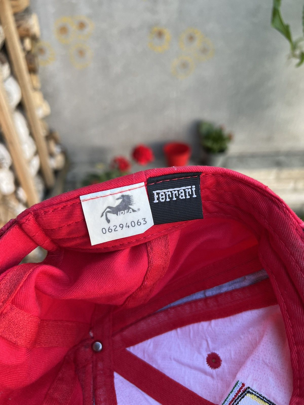 Ferrari × Vintage Ferrari Vintage Cap Hat Size ONE SIZE - 3 Thumbnail