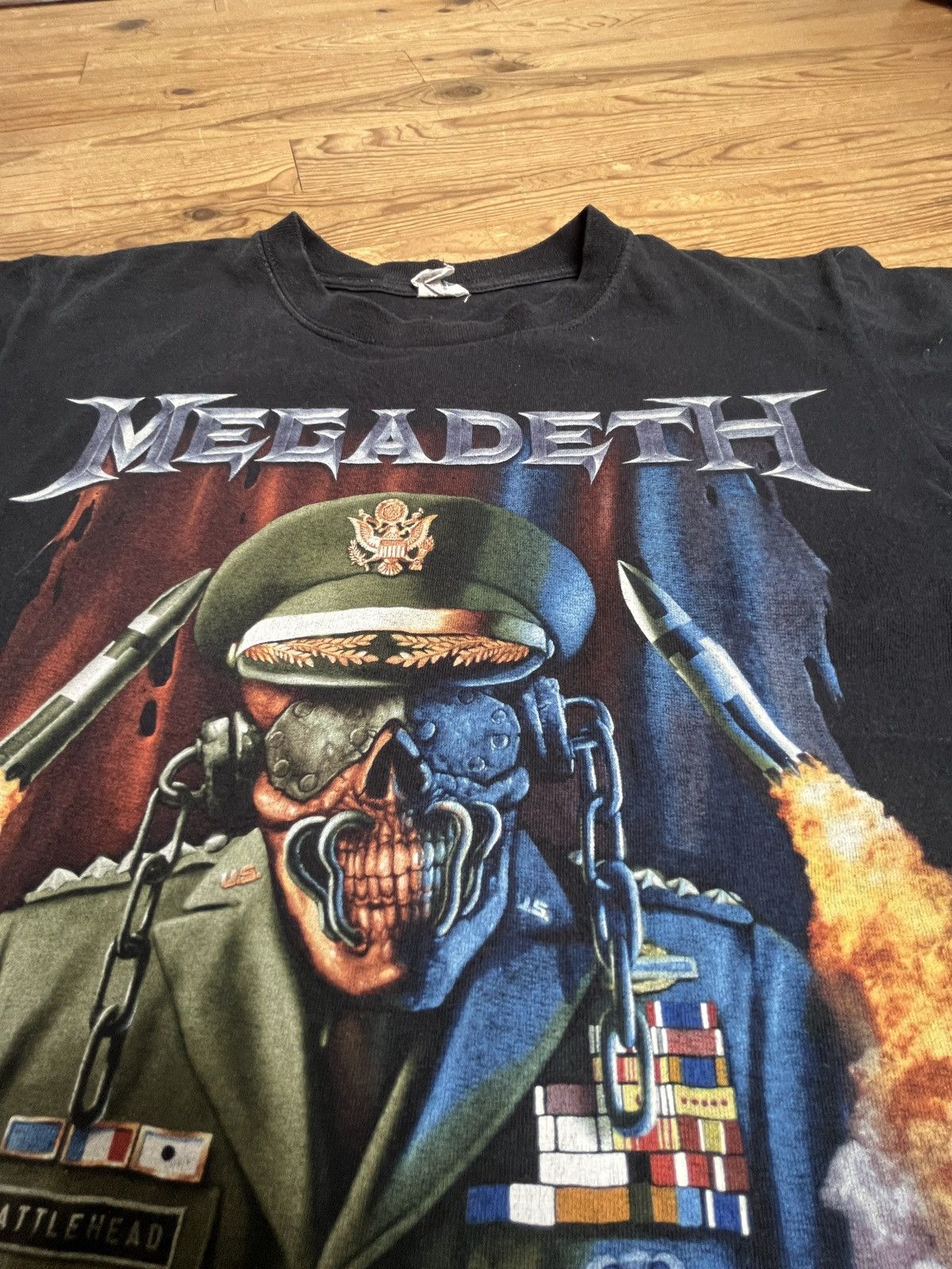 Band Tees Megadeth rattlehead vintage Tee Size US M / EU 48-50 / 2 - 4 Thumbnail