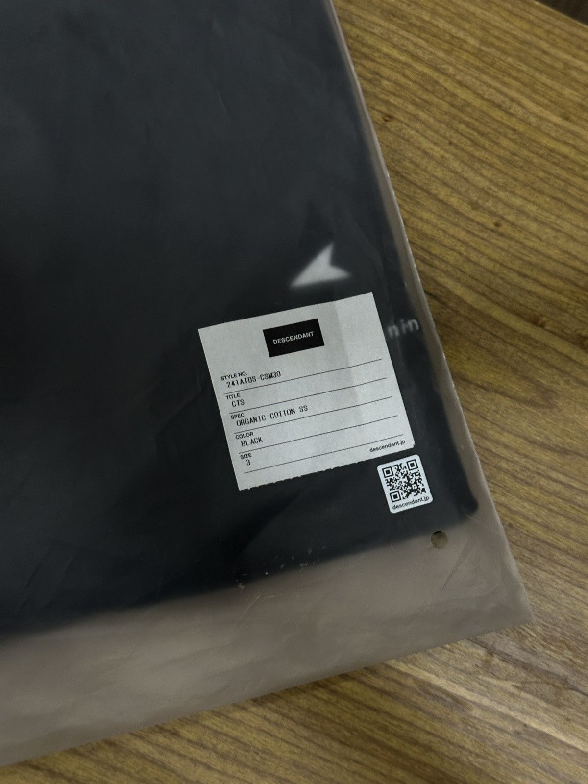 Descendant Descendant CTS SS24 tee "Black" - L Size US L / EU 52-54 / 3 - 7 Thumbnail