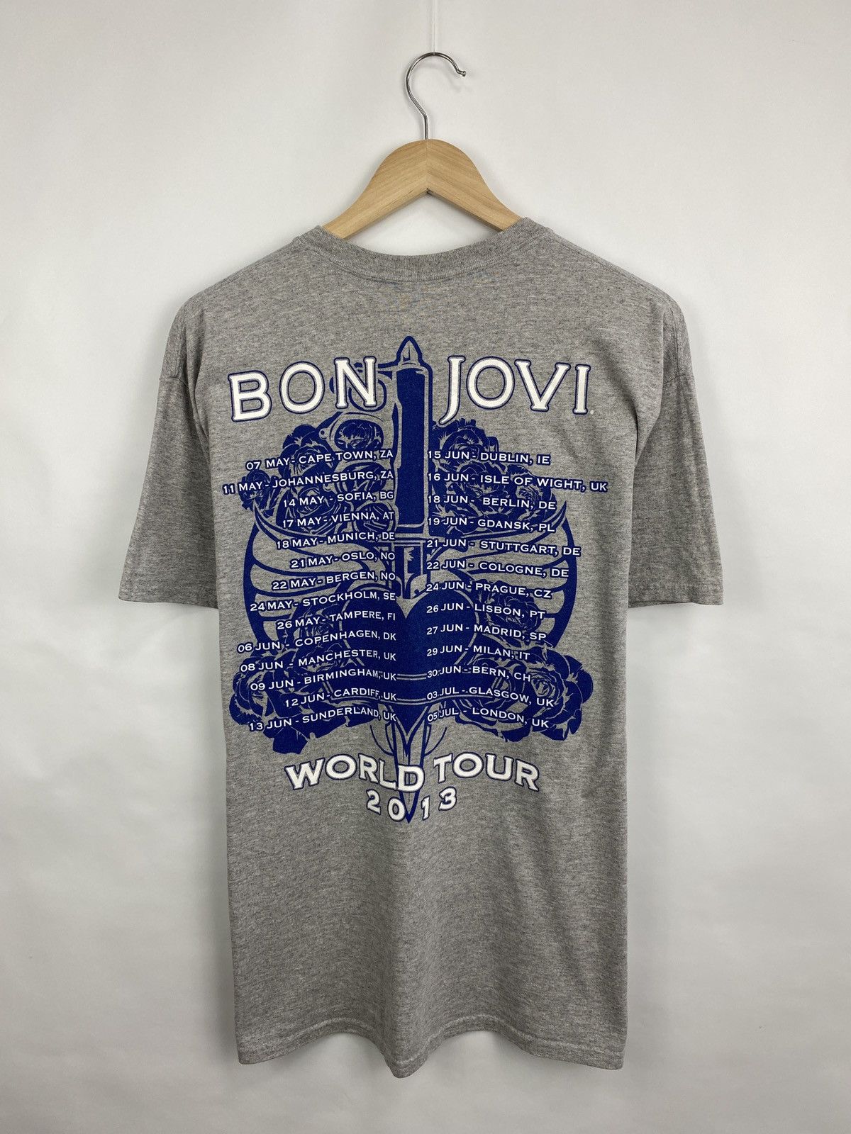 Bon Jovi 🇺🇸Vintage Bon Jovi What About Now Tour T-Shirt Rare Retro Size US L / EU 52-54 / 3 - 6 Thumbnail