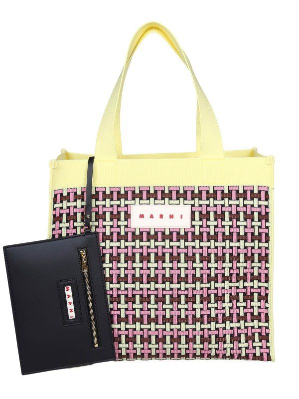 Marni o1srvl11e0624 Tote Bag in Multicolor Size ONE SIZE - 3 Thumbnail