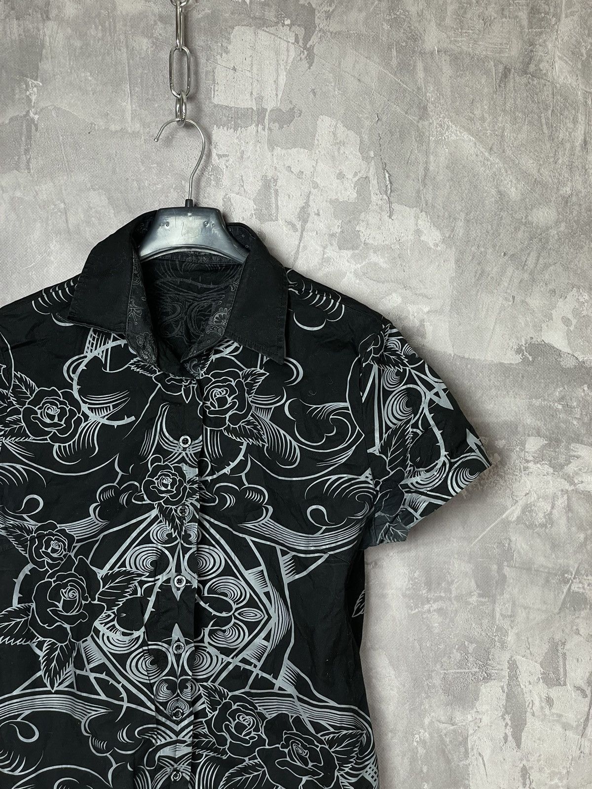 Affliction × Ed Hardy × Vintage Vintage Y2K Affliction Ed hardy Style Shirt small Size XL / US 12-14 / IT 48-50 - 4 Thumbnail