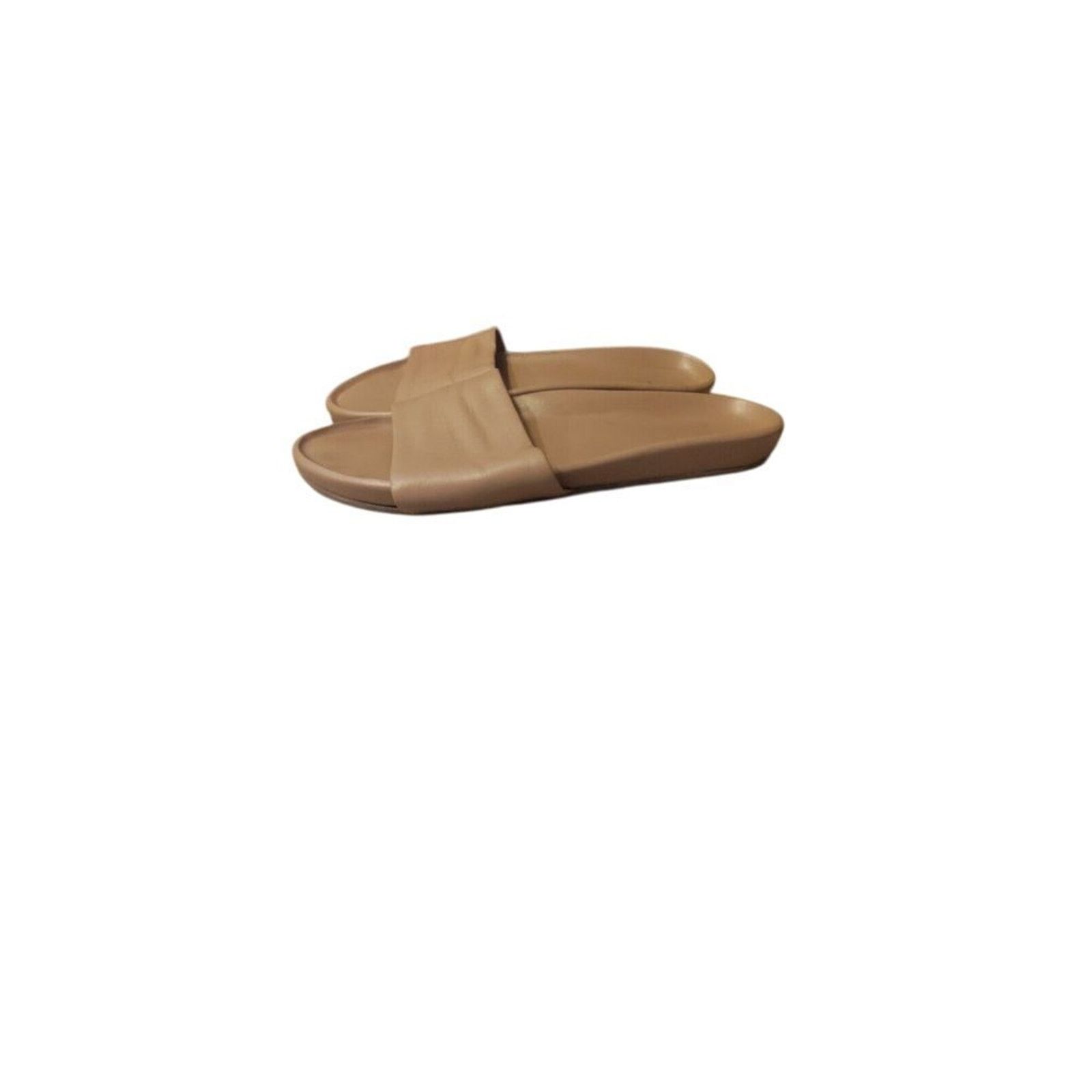 beek Beek Pelican Brown Leather Slides Sandals Women's Size 9 Size US 9 / IT 39 - 4 Thumbnail