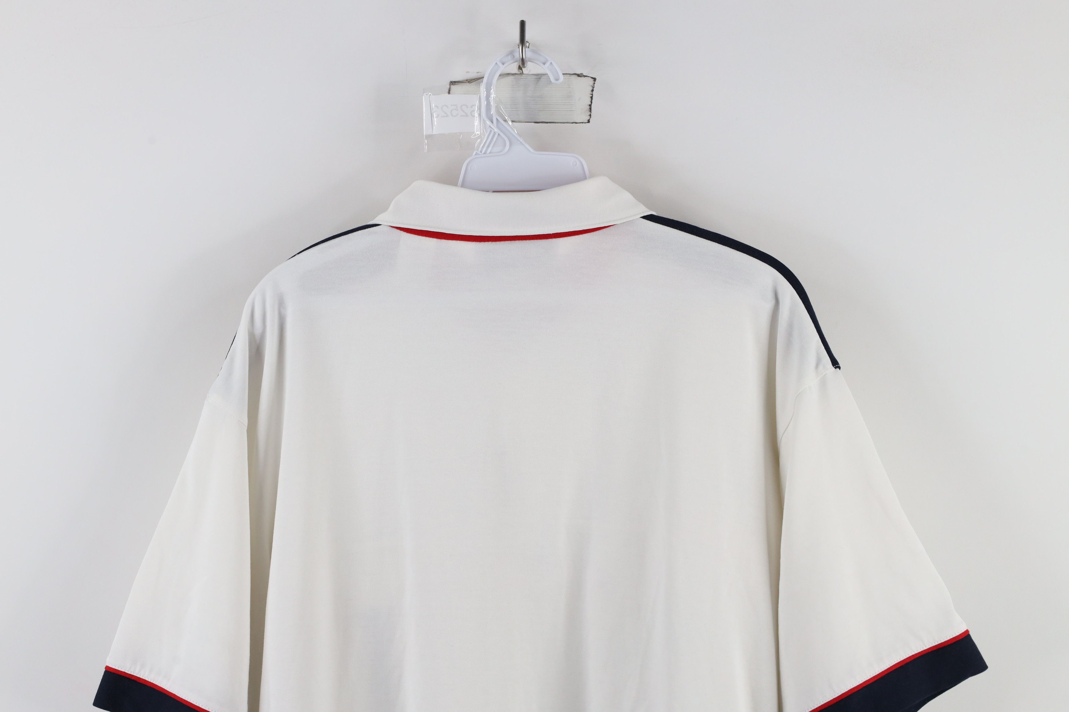 Vintage Vintage 90s Streetwear Block Ribbed Knit Pullover Polo Shirt Size US L / EU 52-54 / 3 - 12 Thumbnail