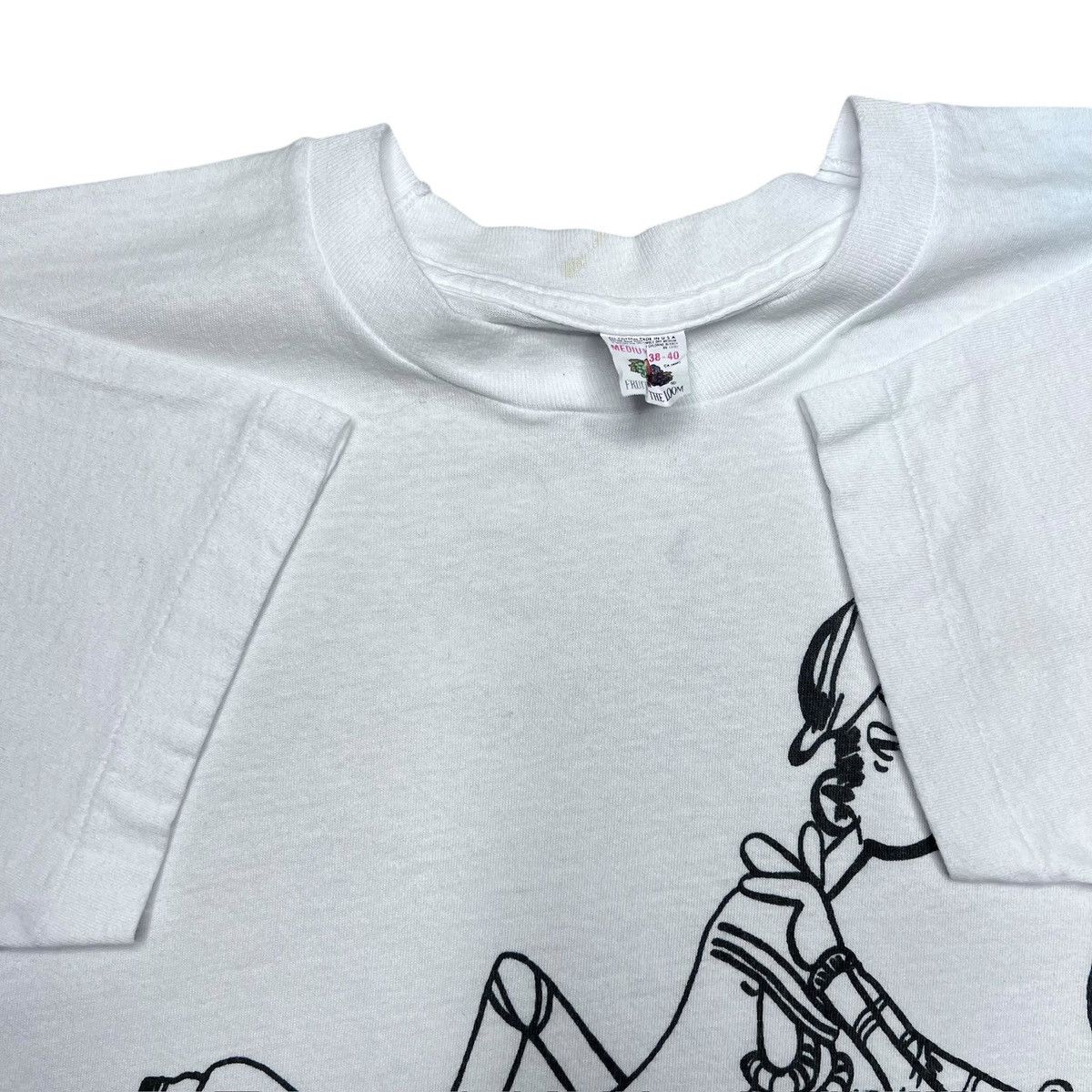 Other Vtg 80s Popeye The Sailor Man Olive Oyl Parody Sex T-Shirt Size US M / EU 48-50 / 2 - 2 Thumbnail