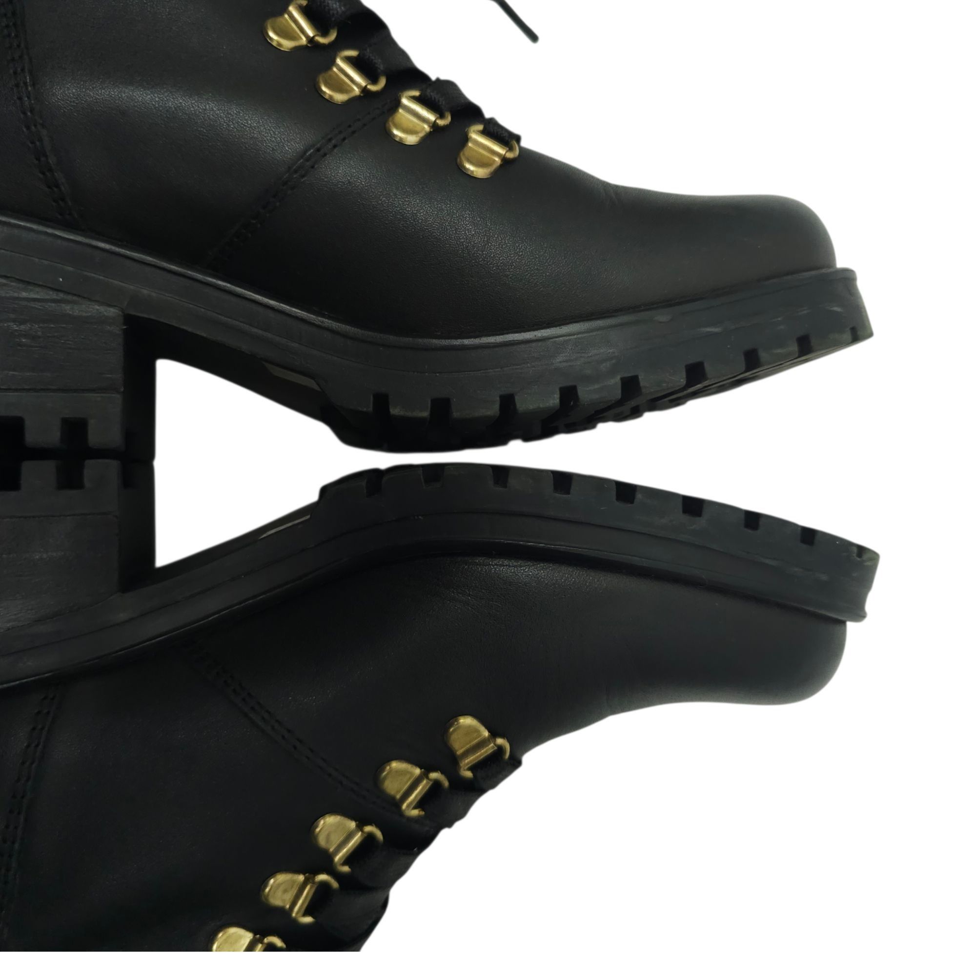 Steve Madden Steve Madden Galway Leather Ankle Boots Size 8.5 Lace Up Size US 8.5 / IT 38.5 - 16 Thumbnail