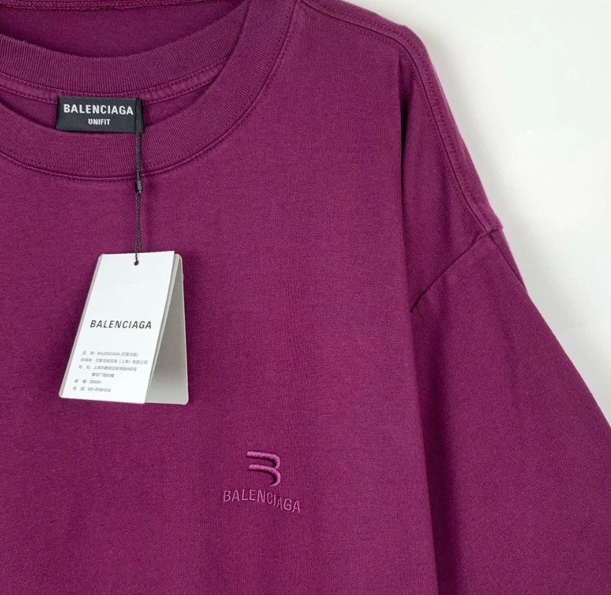 Balenciaga Balenciaga logo embroidered fake two-piece double-layer sle Size US S / EU 44-46 / 1 - 3 Thumbnail