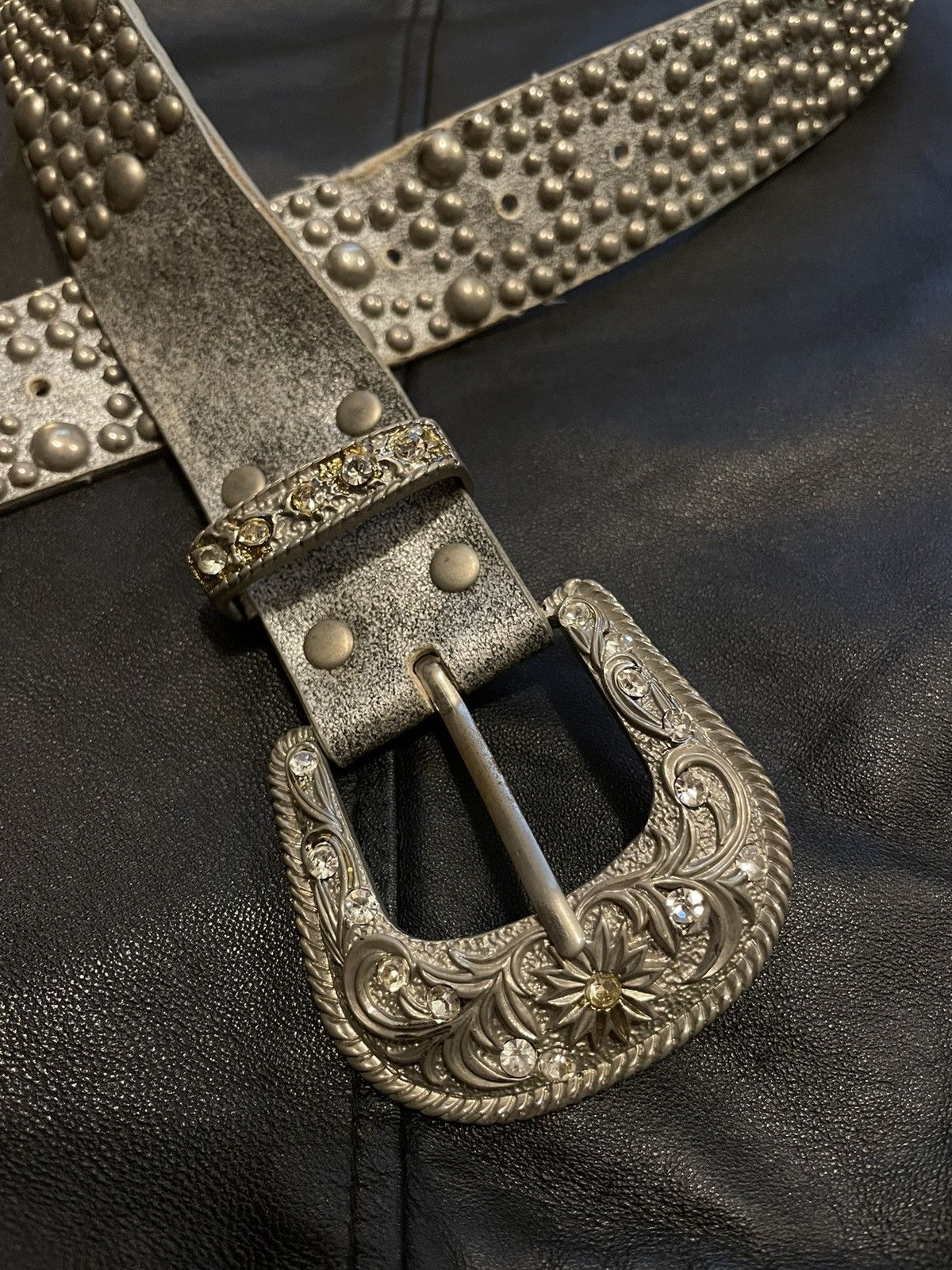 Japanese Brand × Vintage VINTAGE JAPANESE BRAND NO LABEL RIVET METAL BELT Size ONE SIZE - 2 Thumbnail