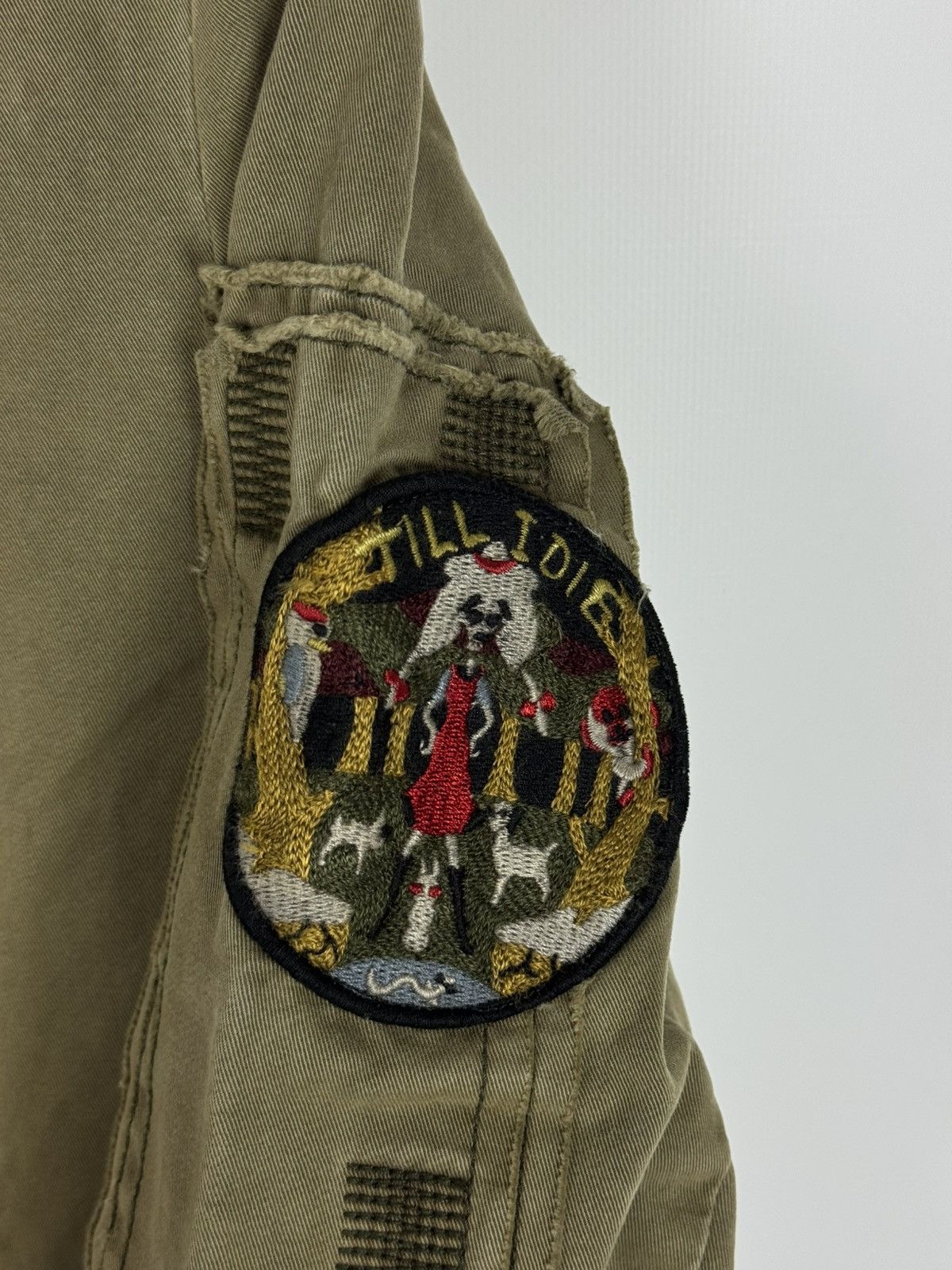Zadig & Voltaire NWT Zadig&Voltaire Virginia Grunge Perm Khaki Jacket Size XS / US 0-2 / IT 36-38 - 10 Thumbnail